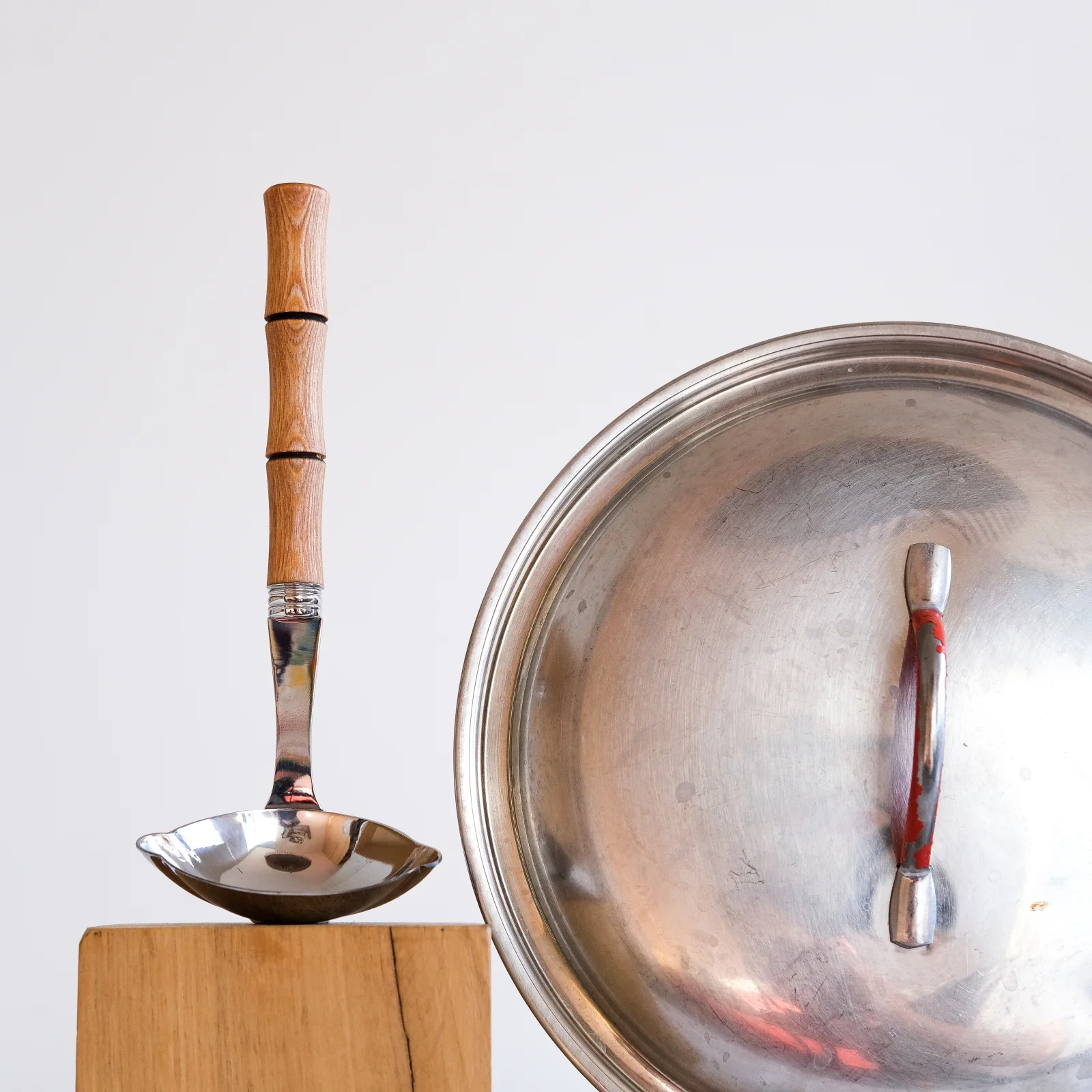 Bambou, Bois stratifié clair - Cuillère à sauce - Image 2