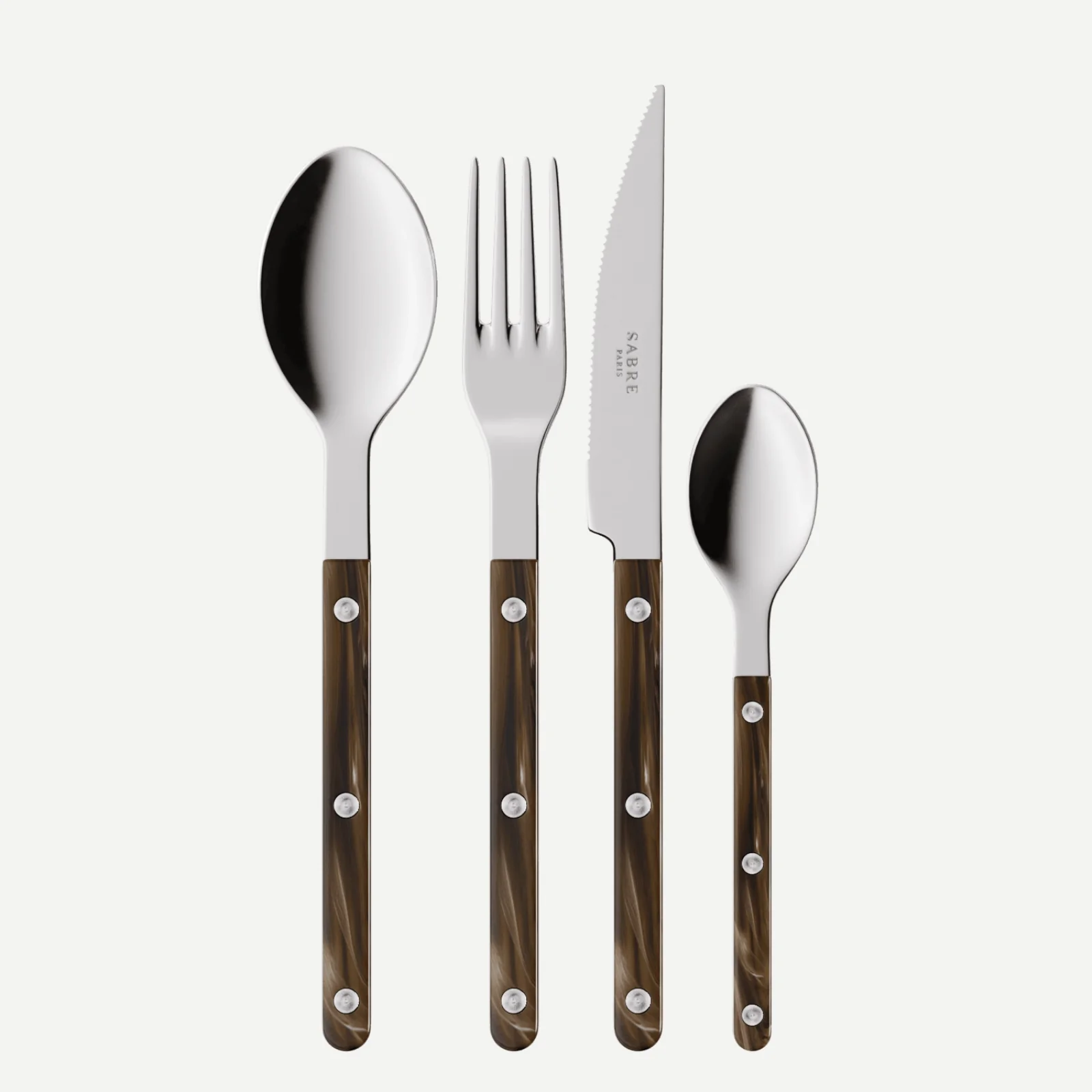 Bistrot Buffle, Effet Buffle - Set de 4 couverts de table