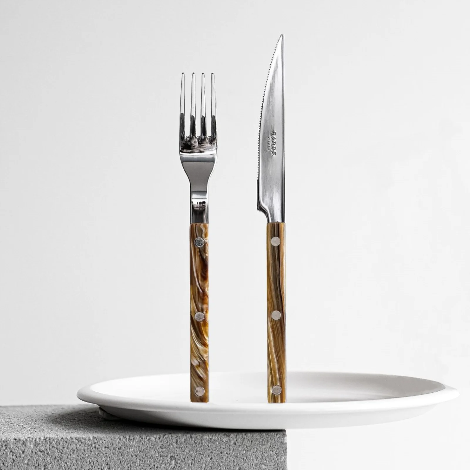 Bistrot Buffle, Effet Buffle - Set de 5 couverts de table - Image 3