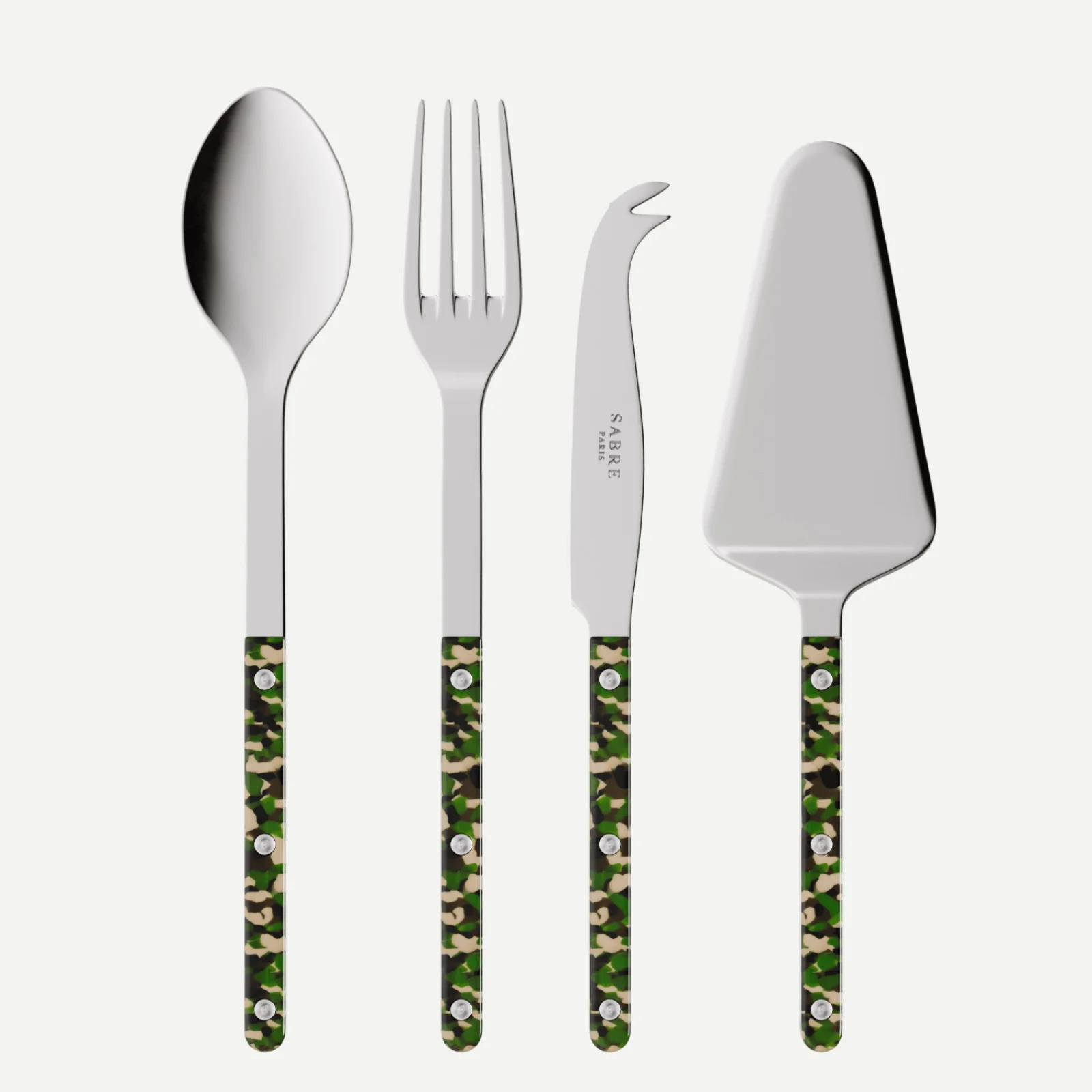 Bistrot Camouflage, Camouflage - Set Les Essentiels Bistrot - ensemble de 4 couverts de service