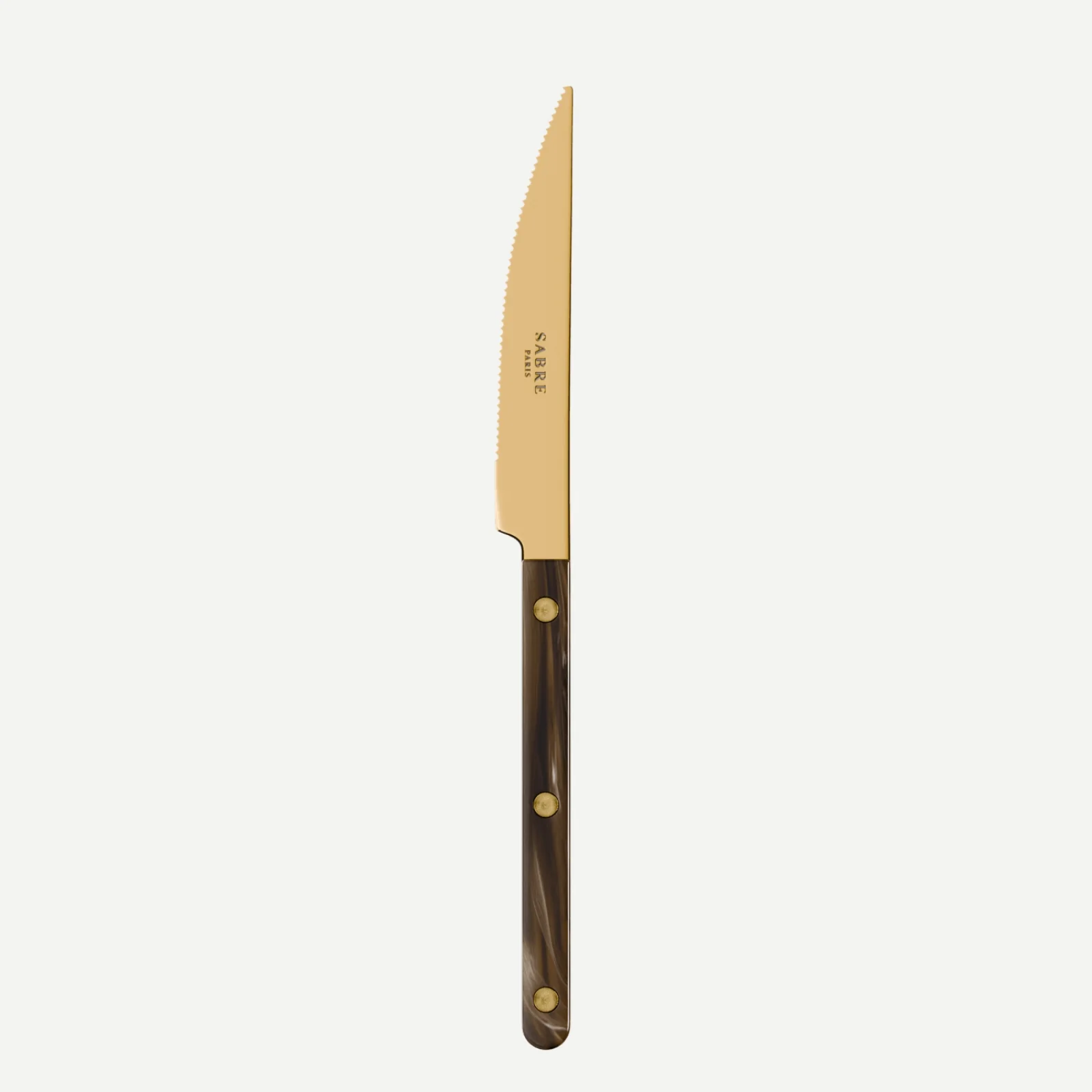 Bistrot couleur Gold Buffle, Effet Buffle - Couteau de table
