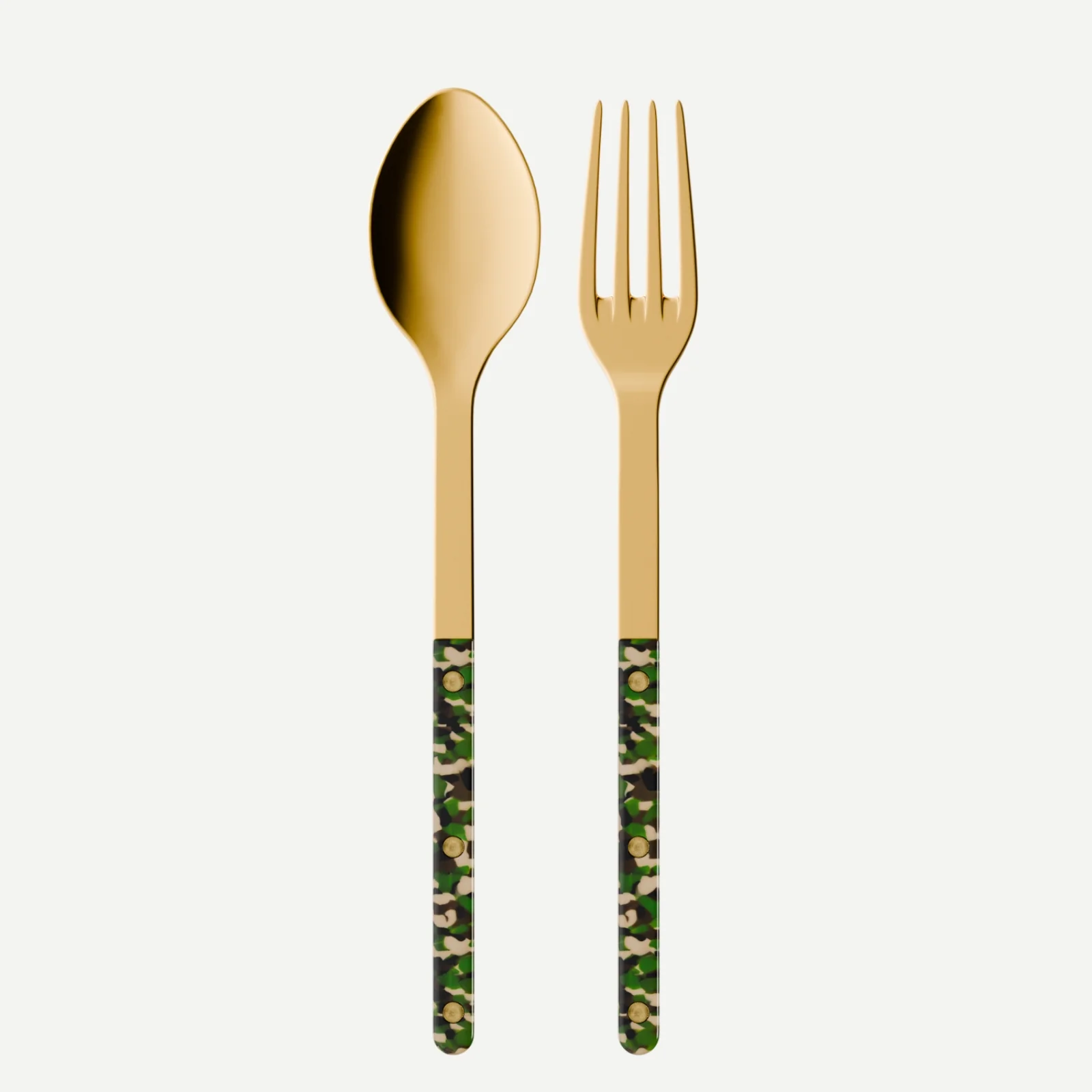 Bistrot couleur Gold Camouflage, Camouflage - Couverts de service