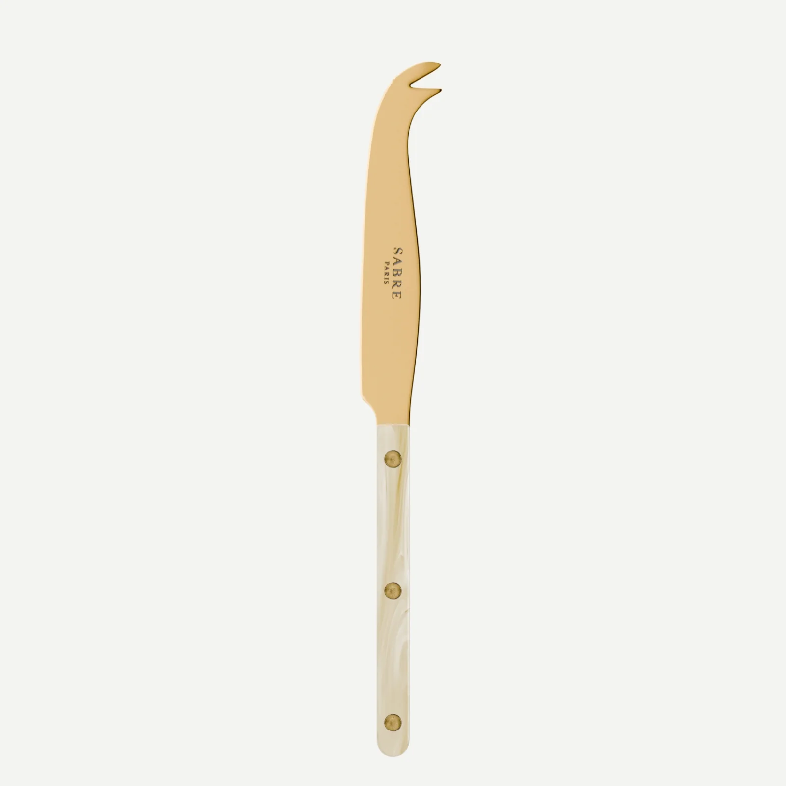 Bistrot couleur Gold Corne, Effet Corne - Couteau à fromage GM