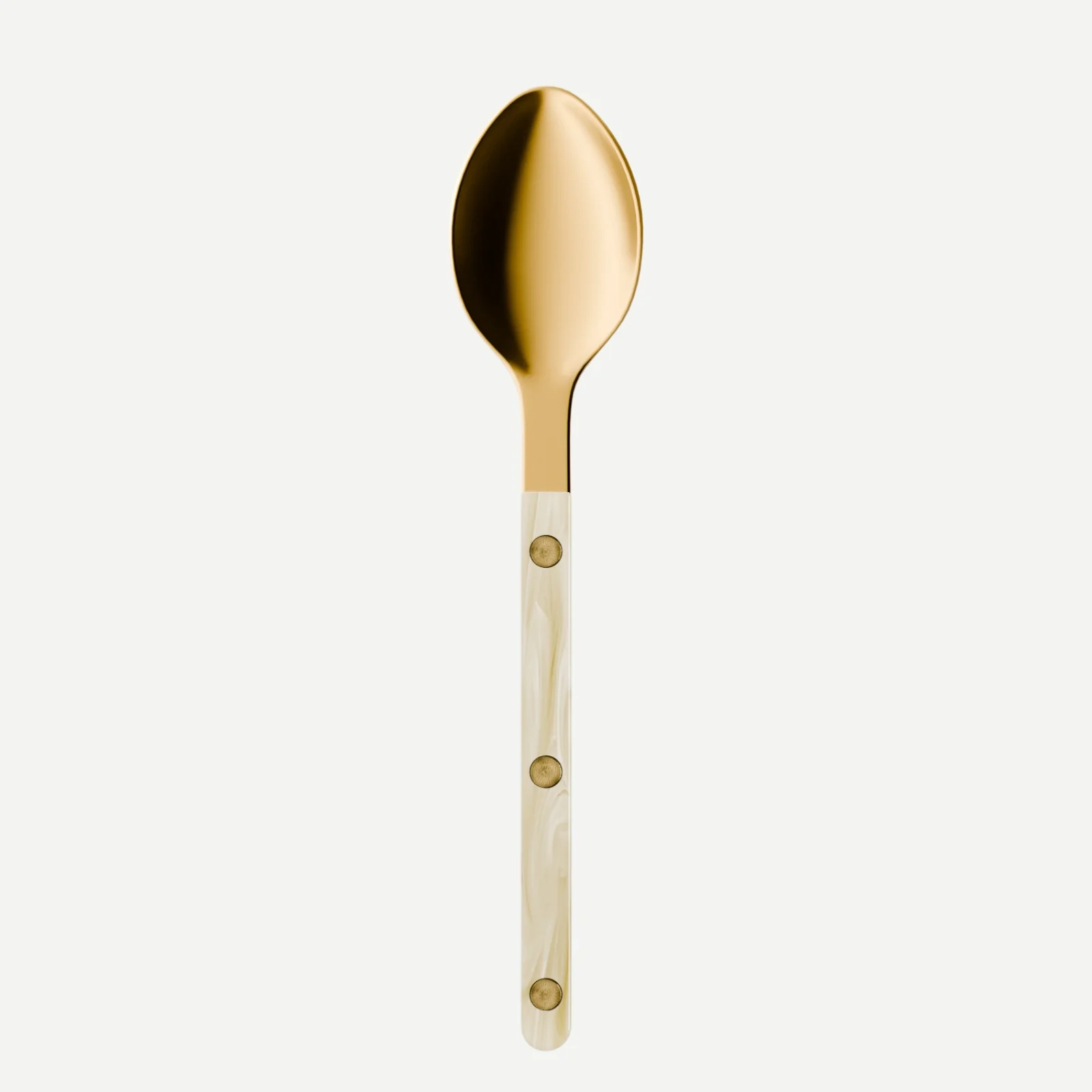 Bistrot couleur Gold Corne, Effet Corne - Cuillère à dessert