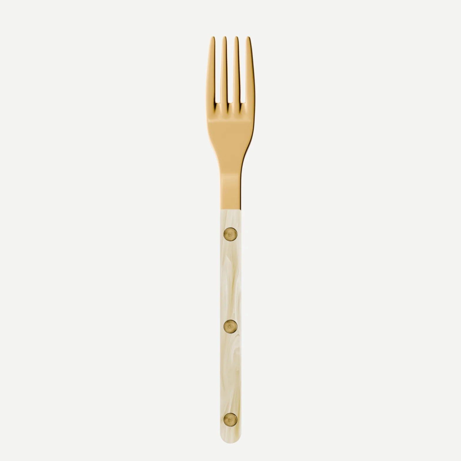 Bistrot couleur Gold Corne, Effet Corne - Fourchette à dessert