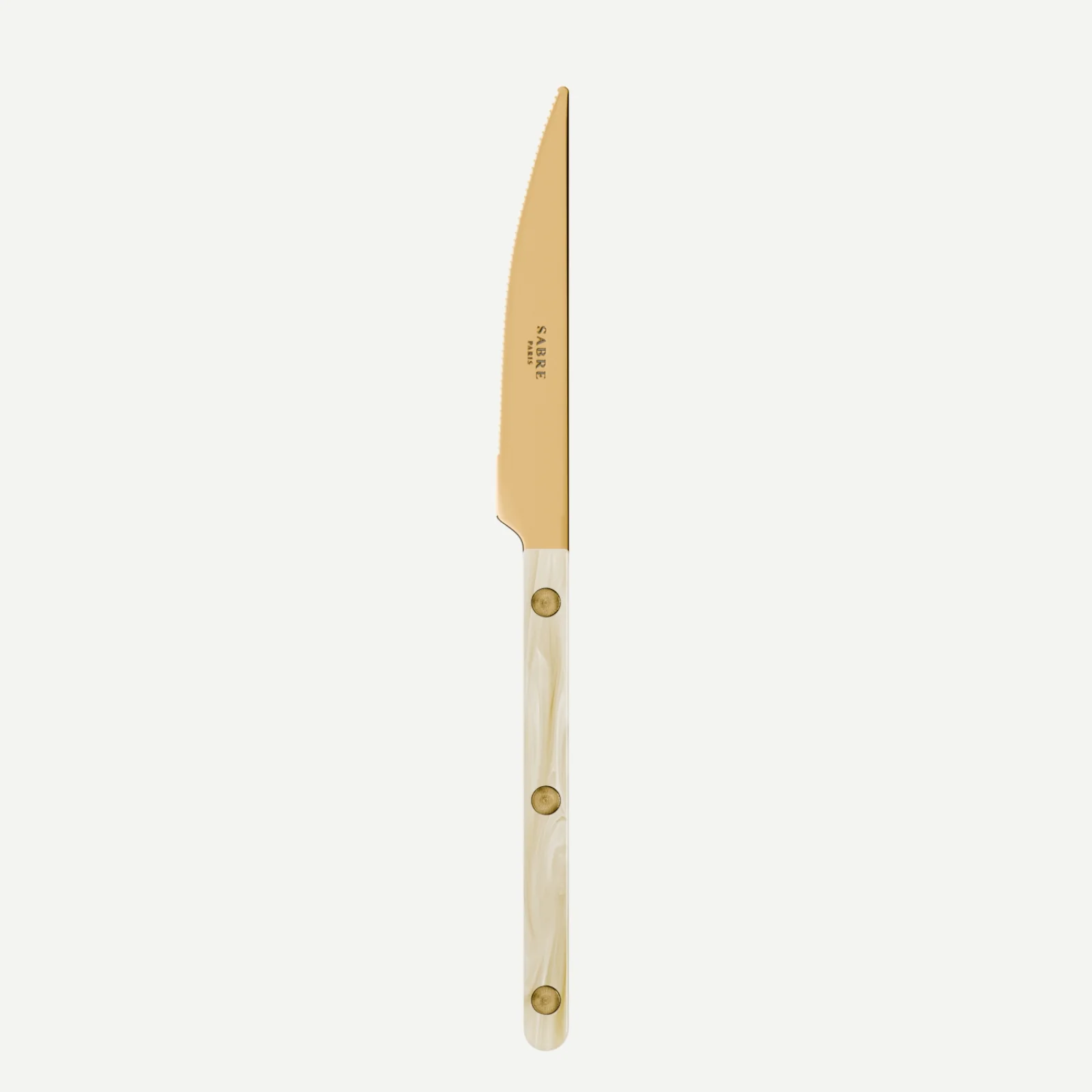 Bistrot couleur Gold Corne, Effet Corne - Couteau à dessert