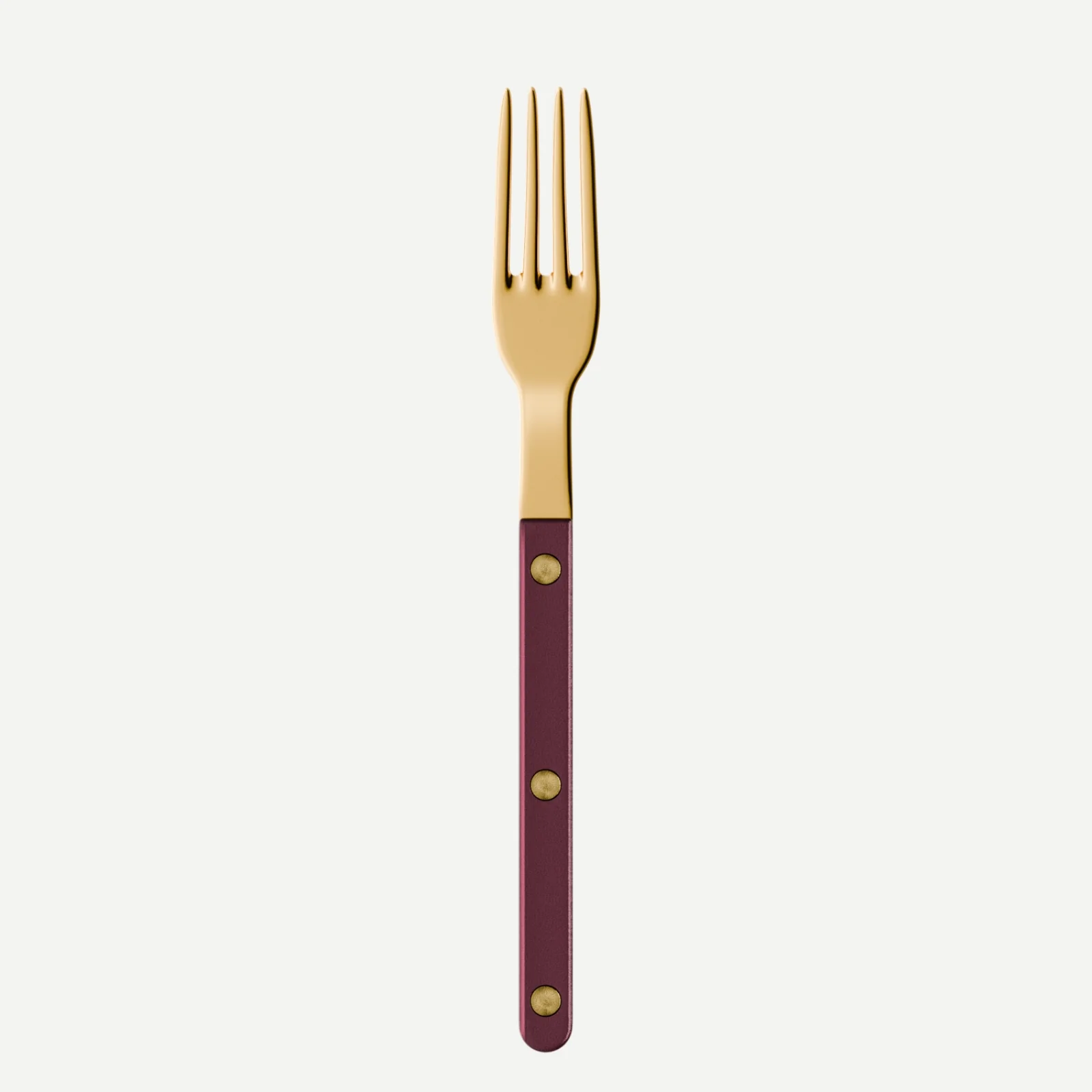 Bistrot couleur Gold Pearly, Aubergine - Petite fourchette