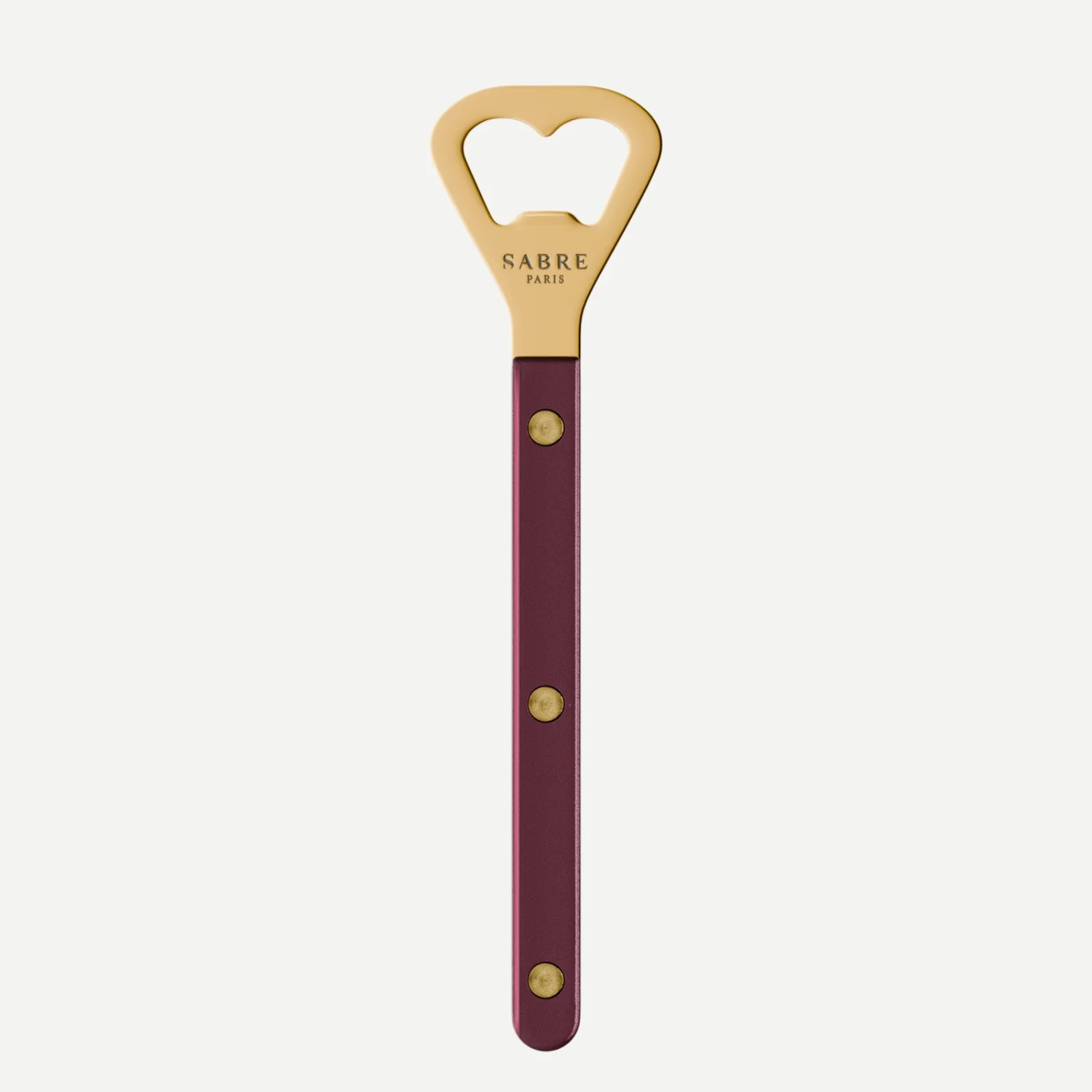 Bistrot couleur Gold Pearly, Aubergine - Décapsuleur