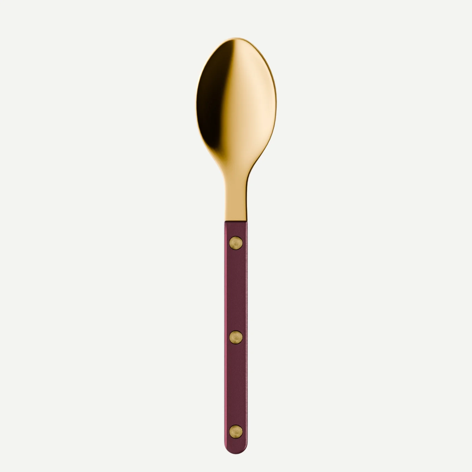 Bistrot couleur Gold Pearly, Aubergine - Petite cuillère