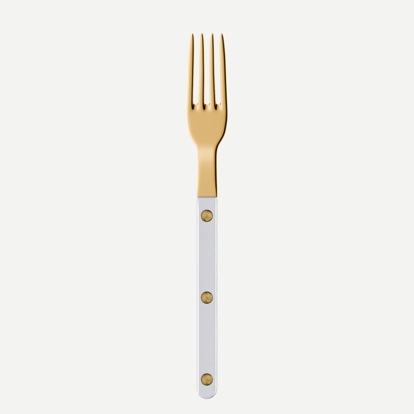 Bistrot couleur Gold Pearly, Blanc - Petite fourchette