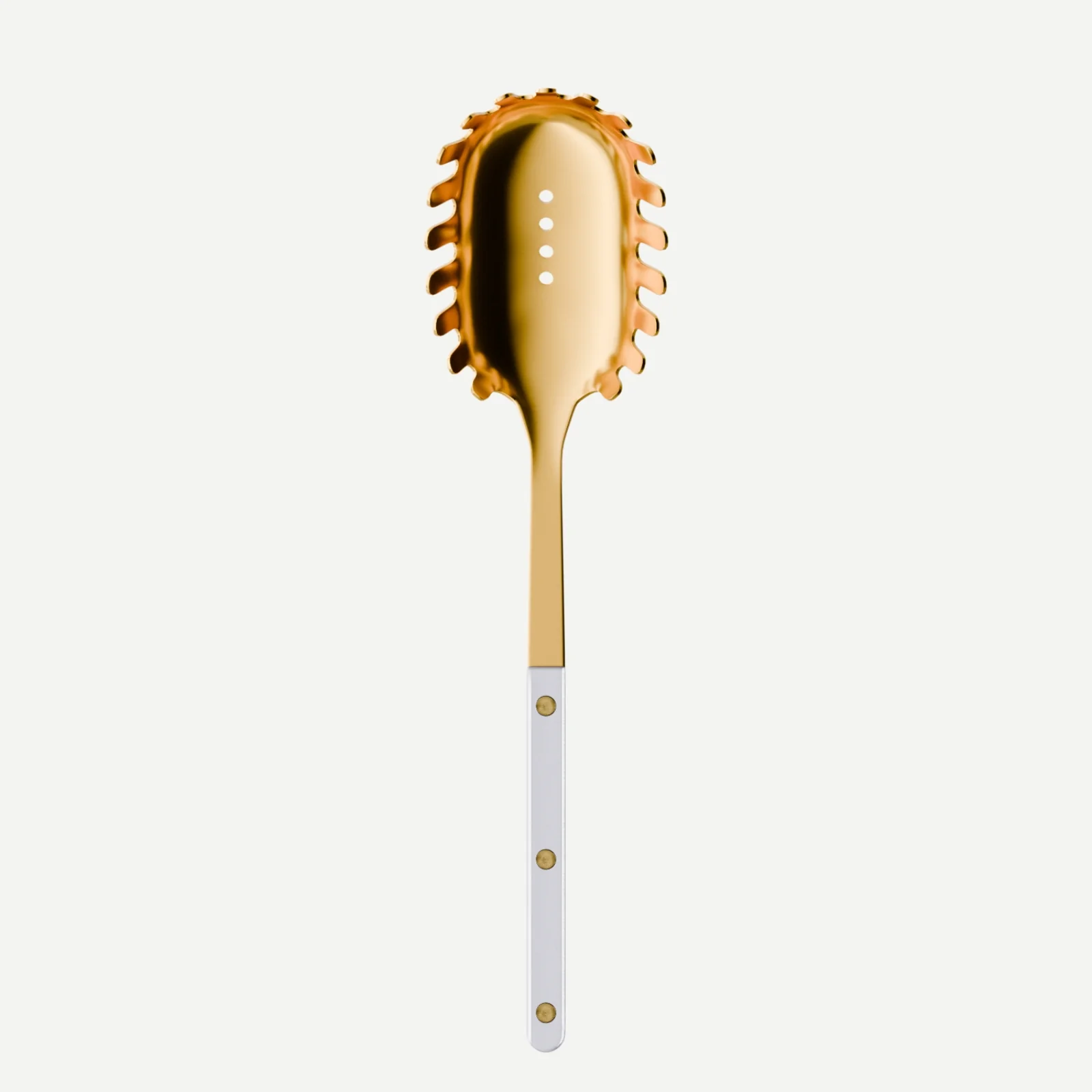 Bistrot couleur Gold Pearly, Blanc - Cuillère à spaghetti