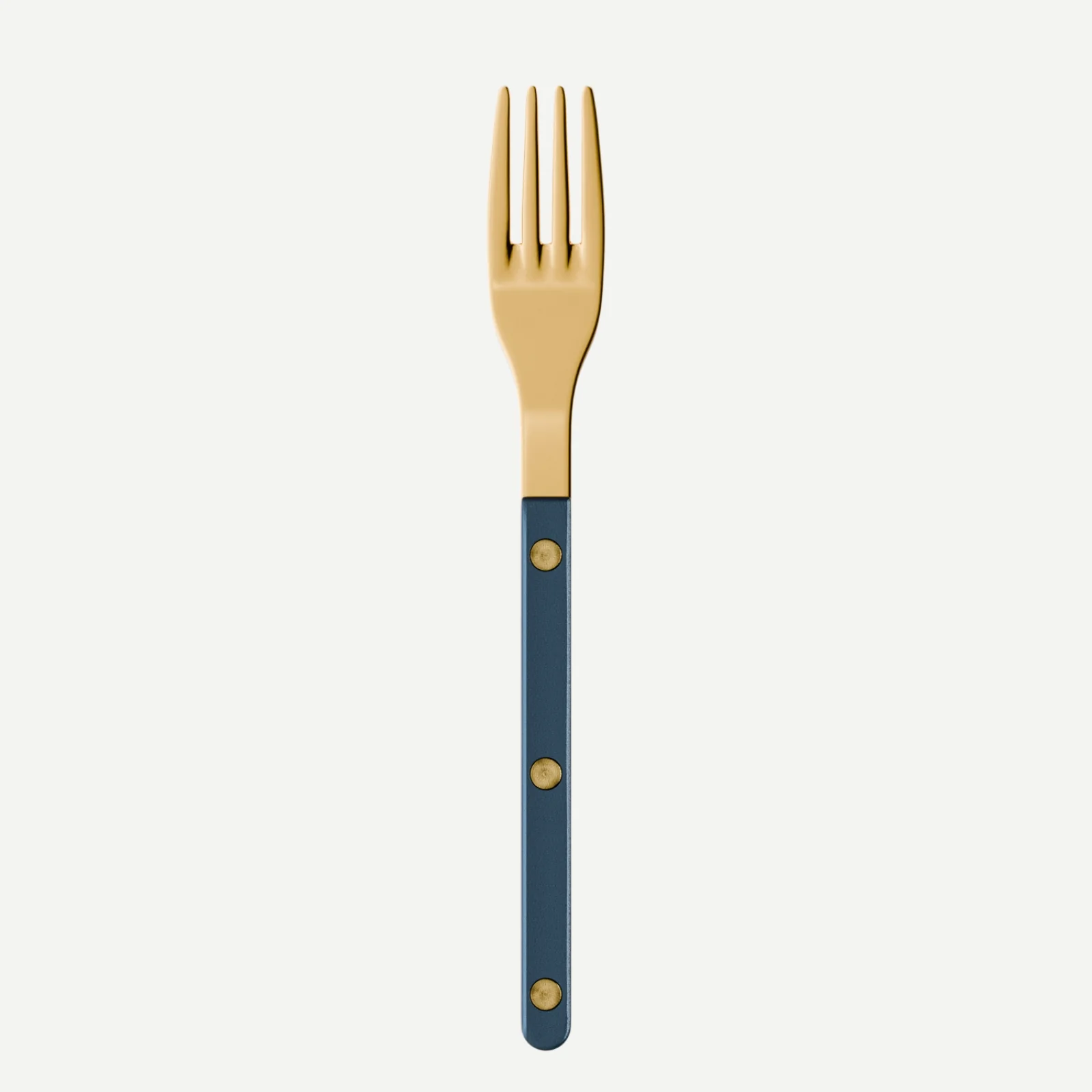 Bistrot couleur Gold Pearly, Bleu nuit - Fourchette à dessert