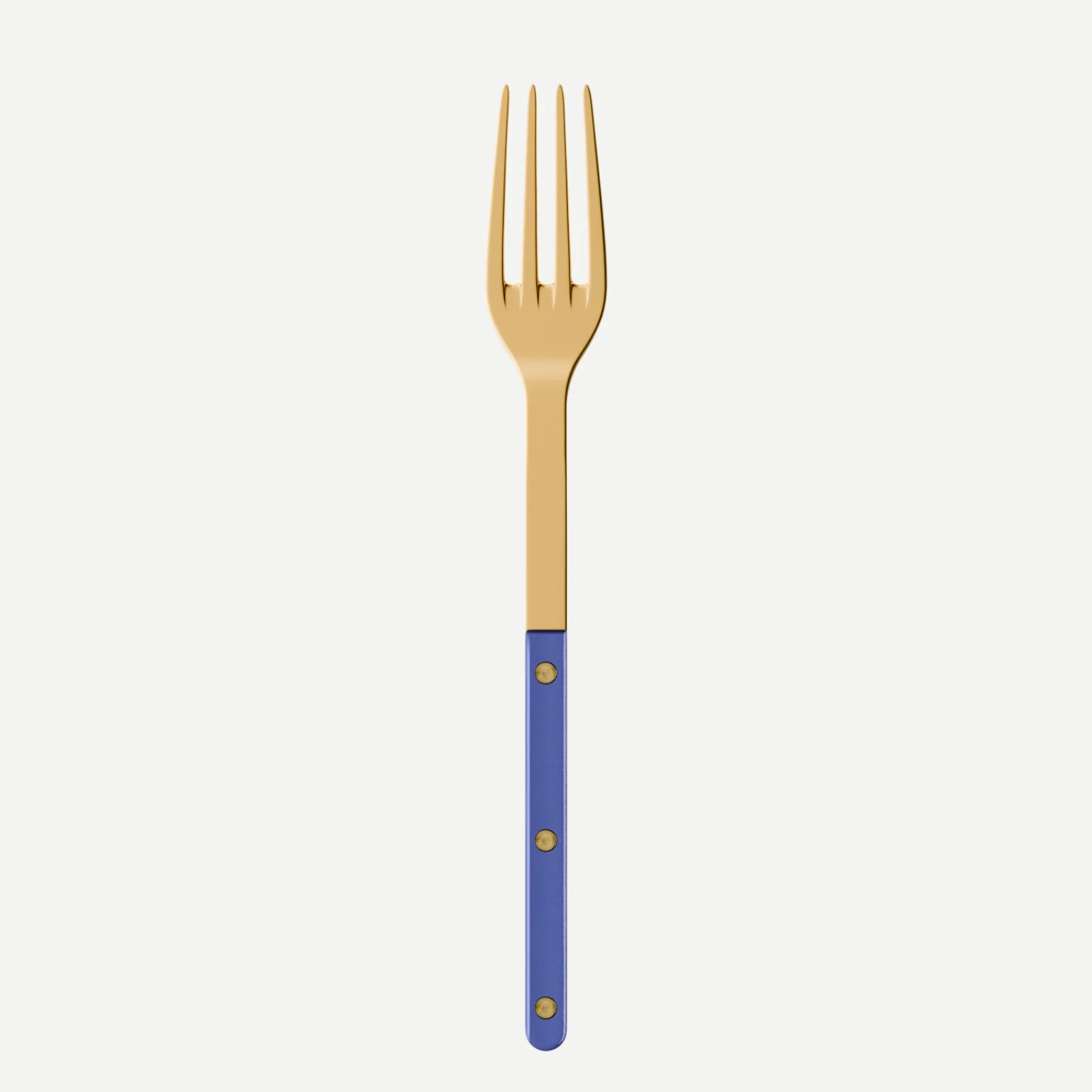 Bistrot couleur Gold Pearly, Bleu outremer - Fourchette de service