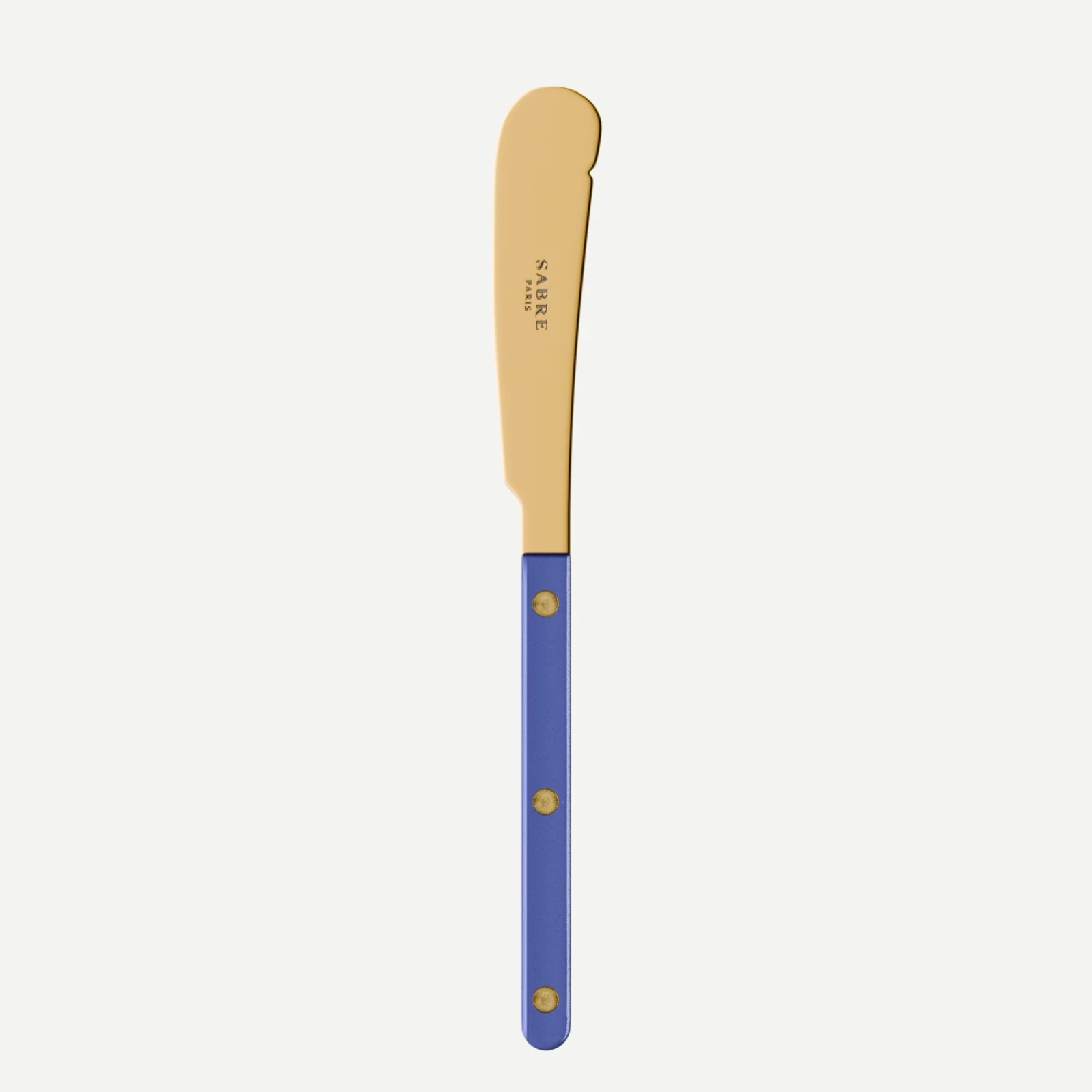 Bistrot couleur Gold Pearly, Bleu outremer - Couteau à beurre