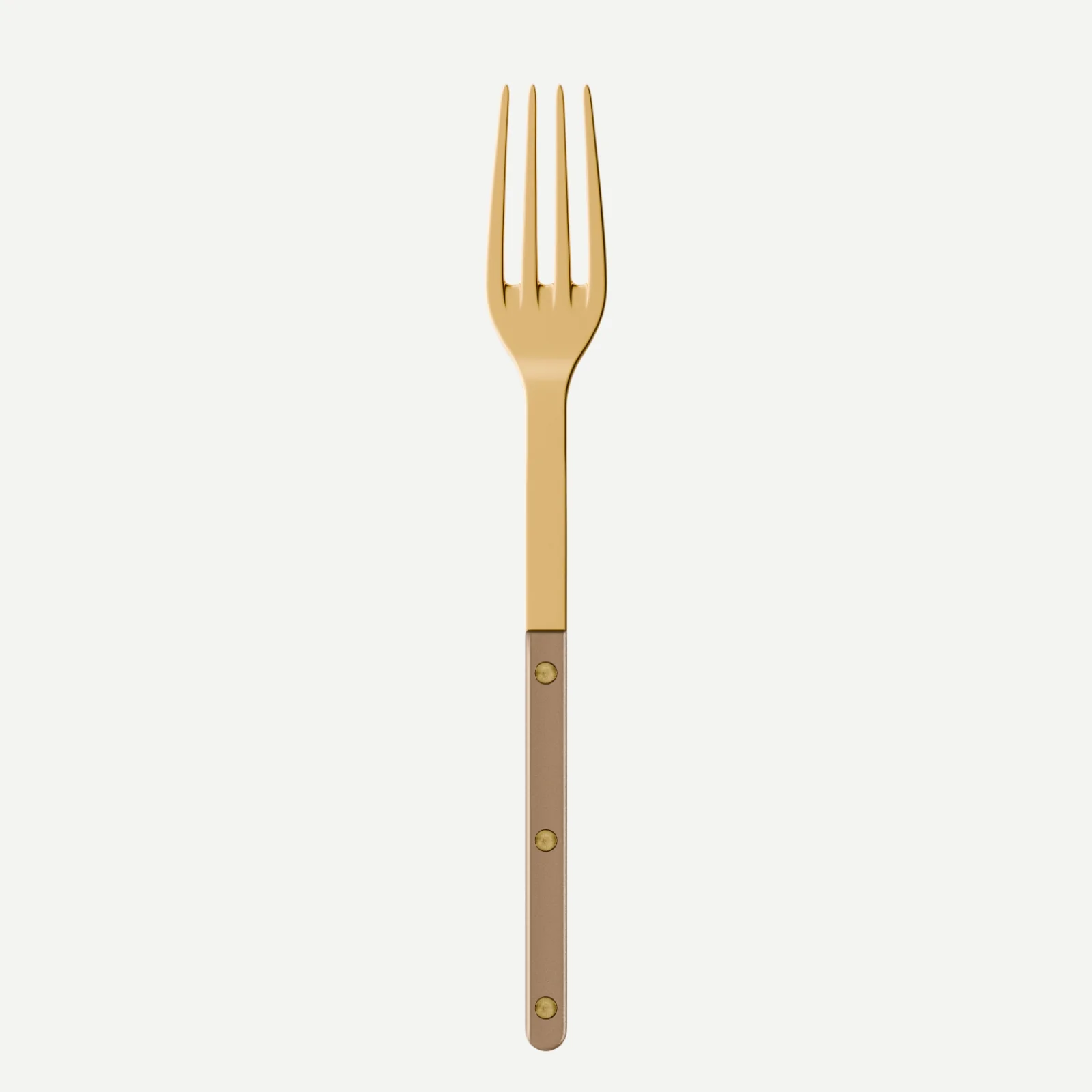 Bistrot couleur Gold Pearly, Caramel - Fourchette de service