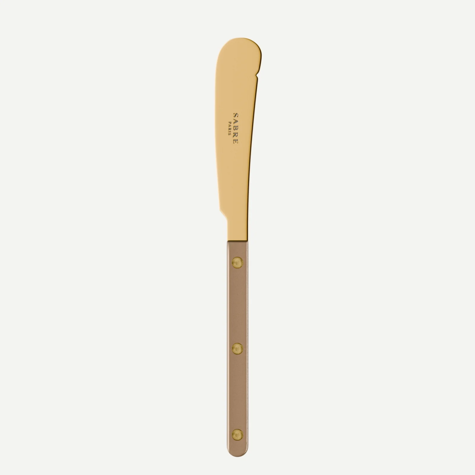 Bistrot couleur Gold Pearly, Caramel - Couteau à beurre