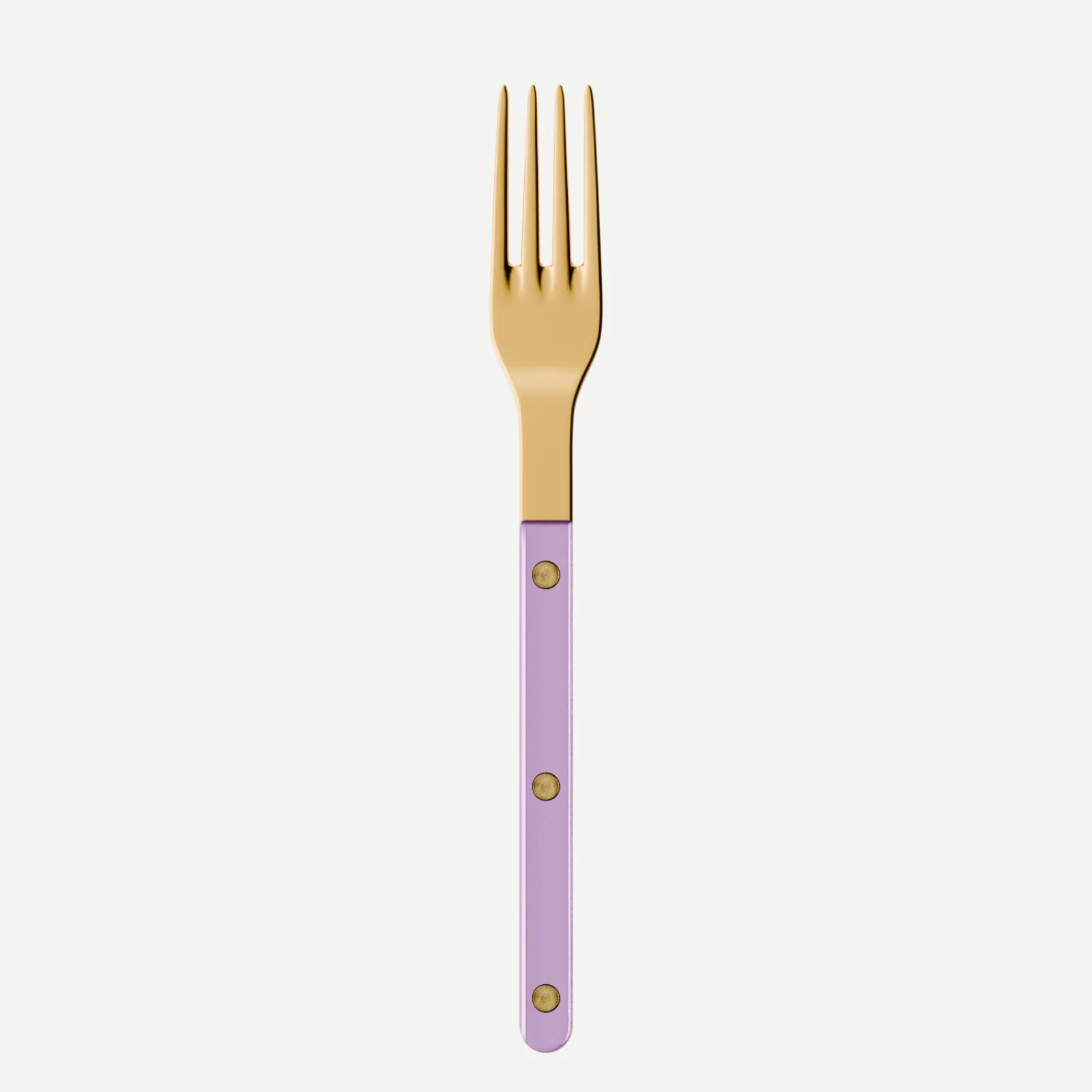 Bistrot couleur Gold Pearly, Lilas - Fourchette de table