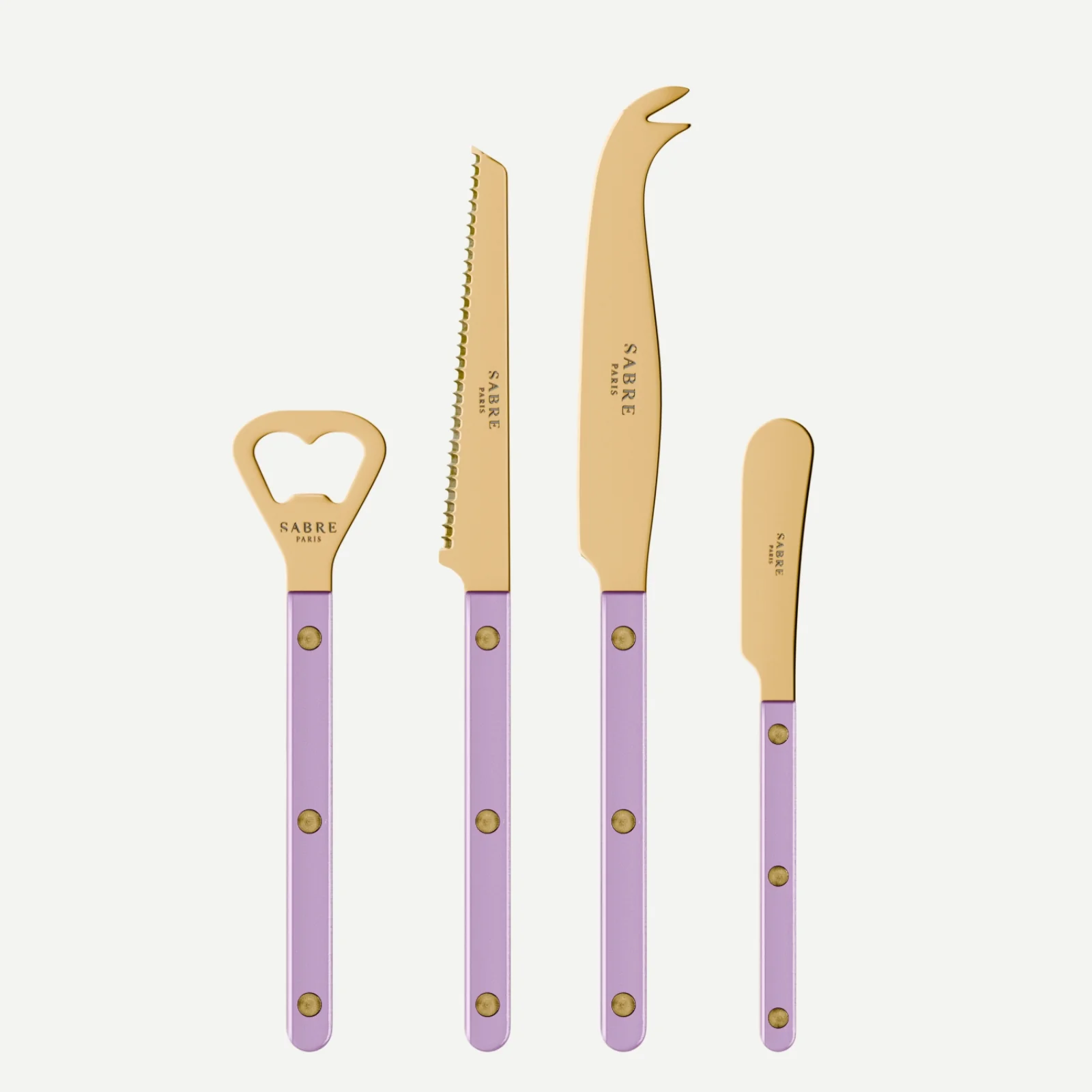 Bistrot couleur Gold Pearly, Lilas - Set apéro Bistrot