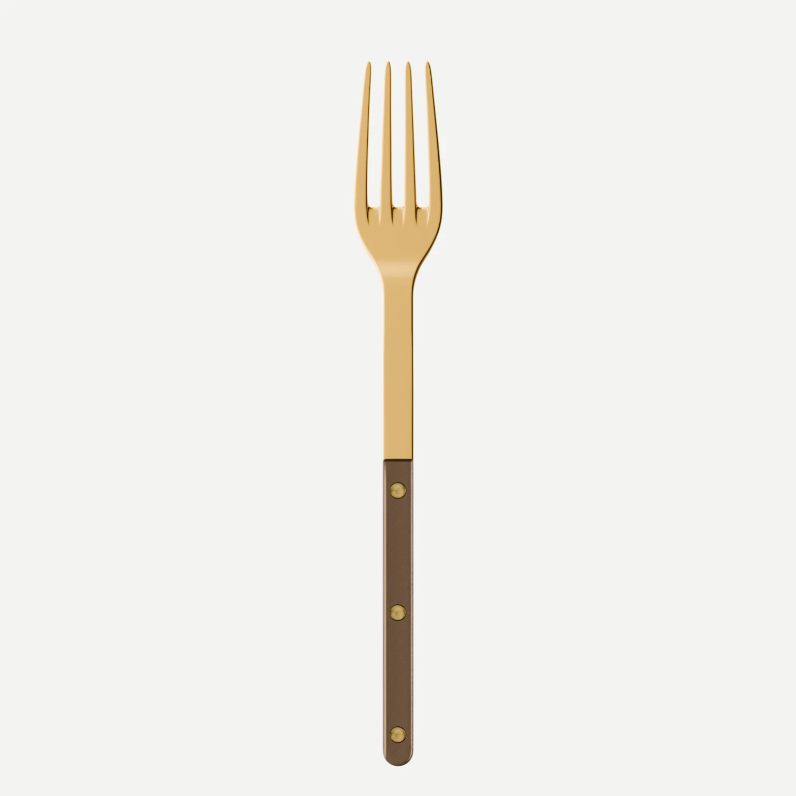 Bistrot couleur Gold Pearly, Marron - Fourchette de service