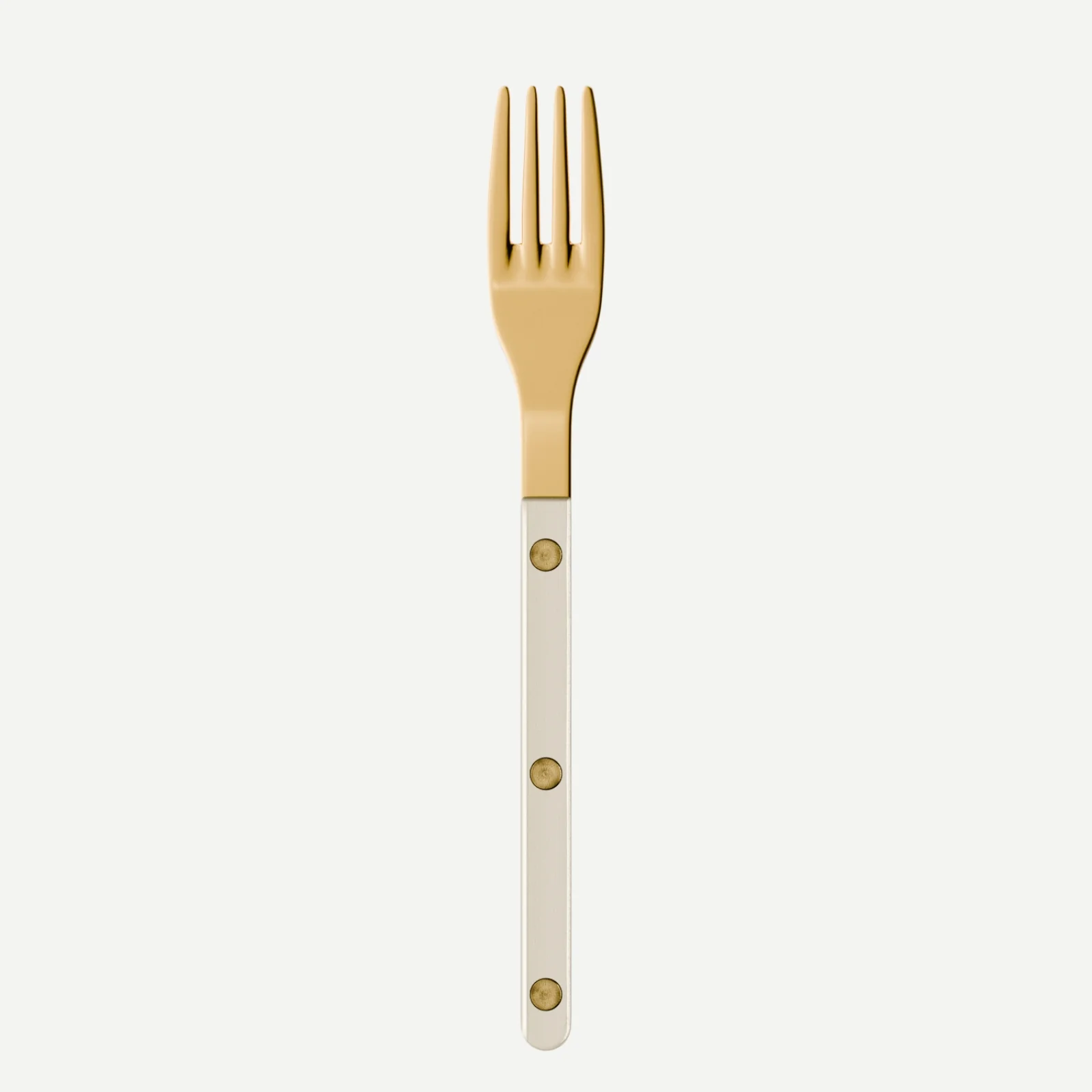 Bistrot couleur Gold Pearly, Nacre - Fourchette à dessert