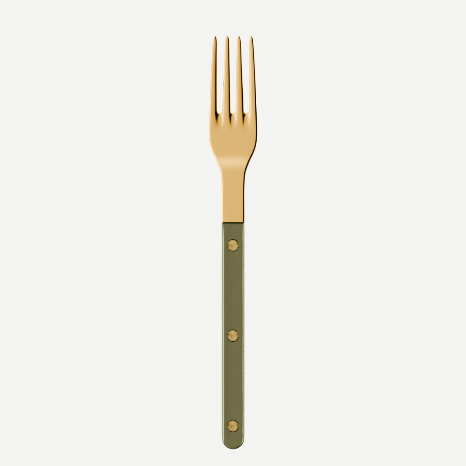 Bistrot couleur Gold Pearly, Olive - Fourchette de table