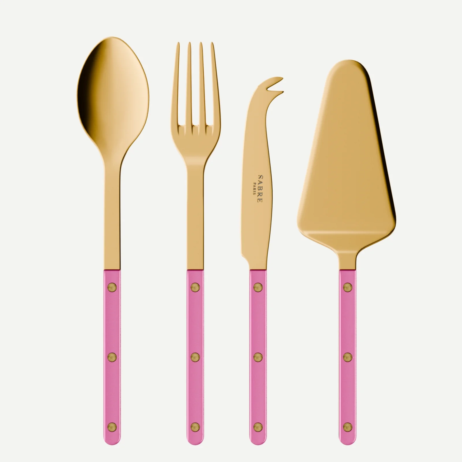 Bistrot couleur Gold Pearly, Rose - Set Les Essentiels Bistrot - ensemble de 4 couverts de service