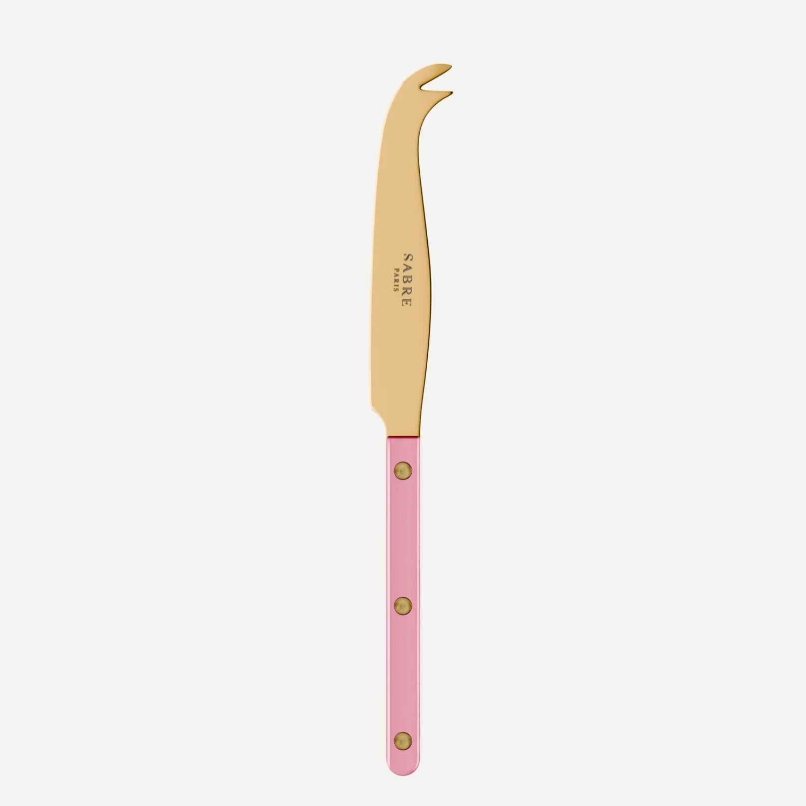 Bistrot couleur Gold Pearly, Rose dragée - Couteau à fromage GM