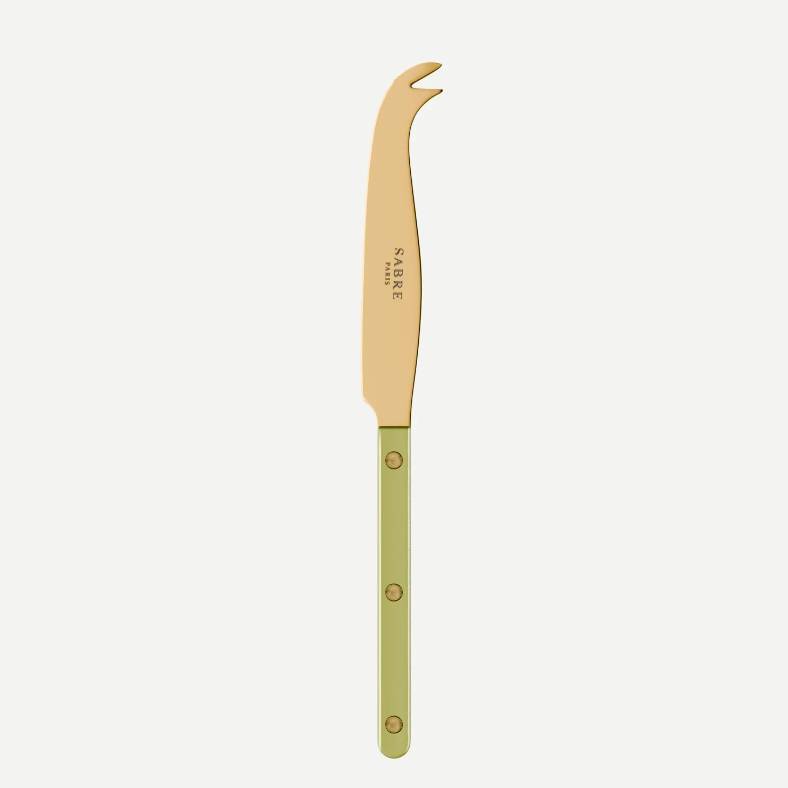 Bistrot couleur Gold Pearly, Tilleul - Couteau à fromage GM