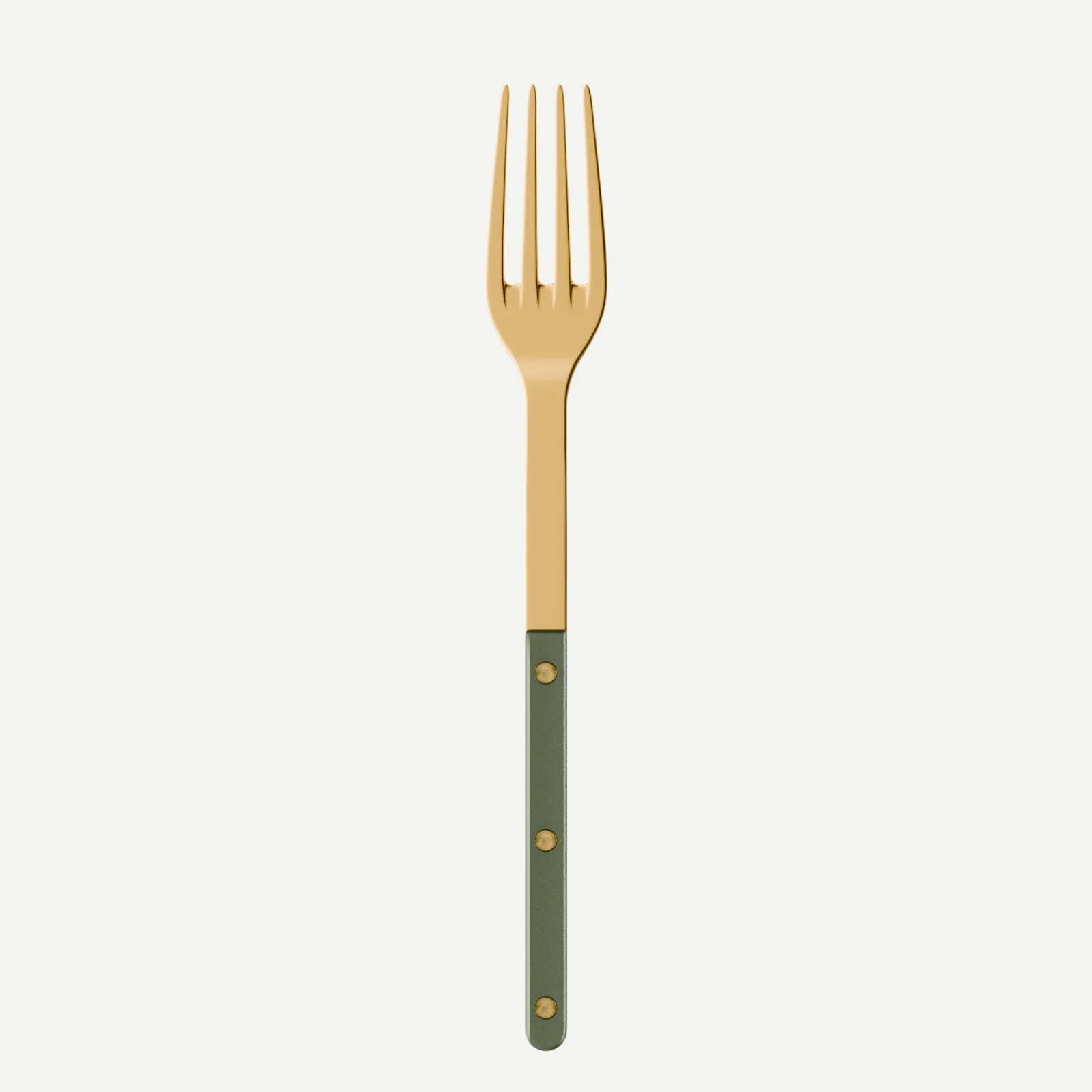 Bistrot couleur Gold Pearly, Vert foncé - Fourchette de service