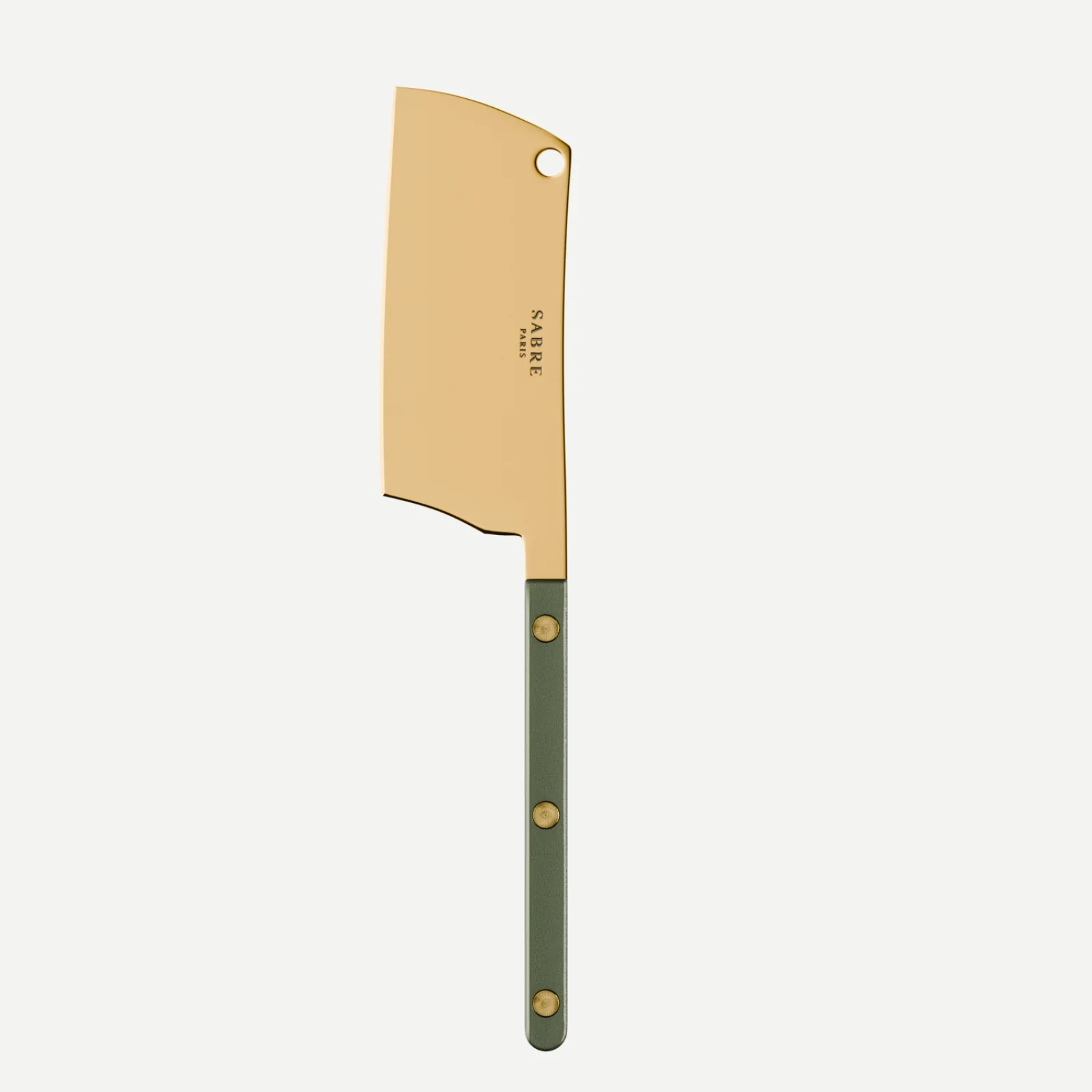Bistrot couleur Gold Pearly, Vert foncé - Couperet à fromage