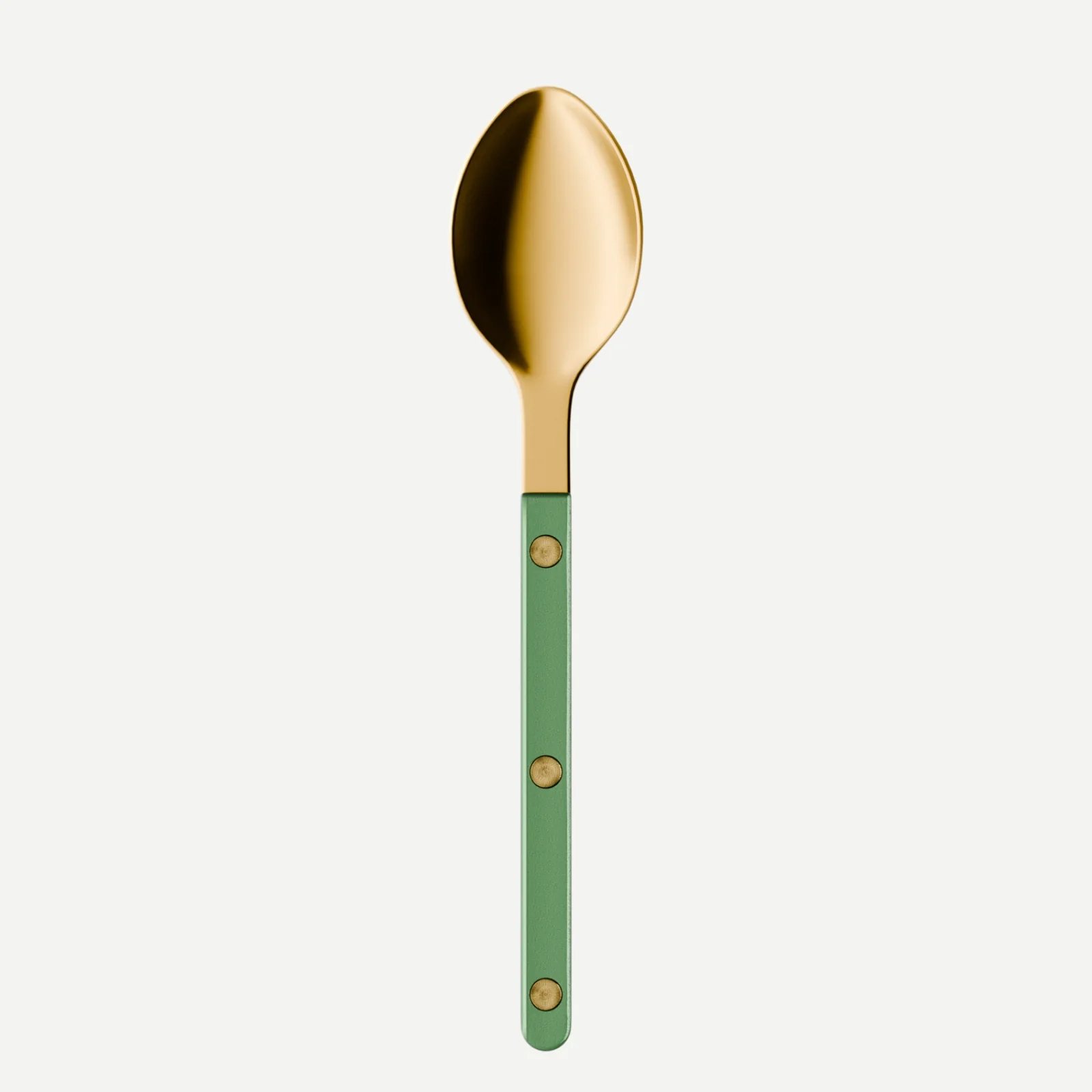 Bistrot couleur Gold Pearly, Vert jardin - Cuillère à dessert