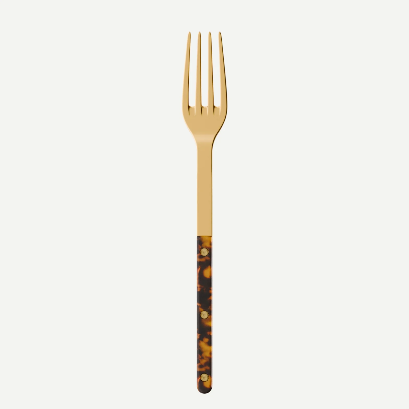 Bistrot couleur Gold Tortue, Effet Écaille - Fourchette de service