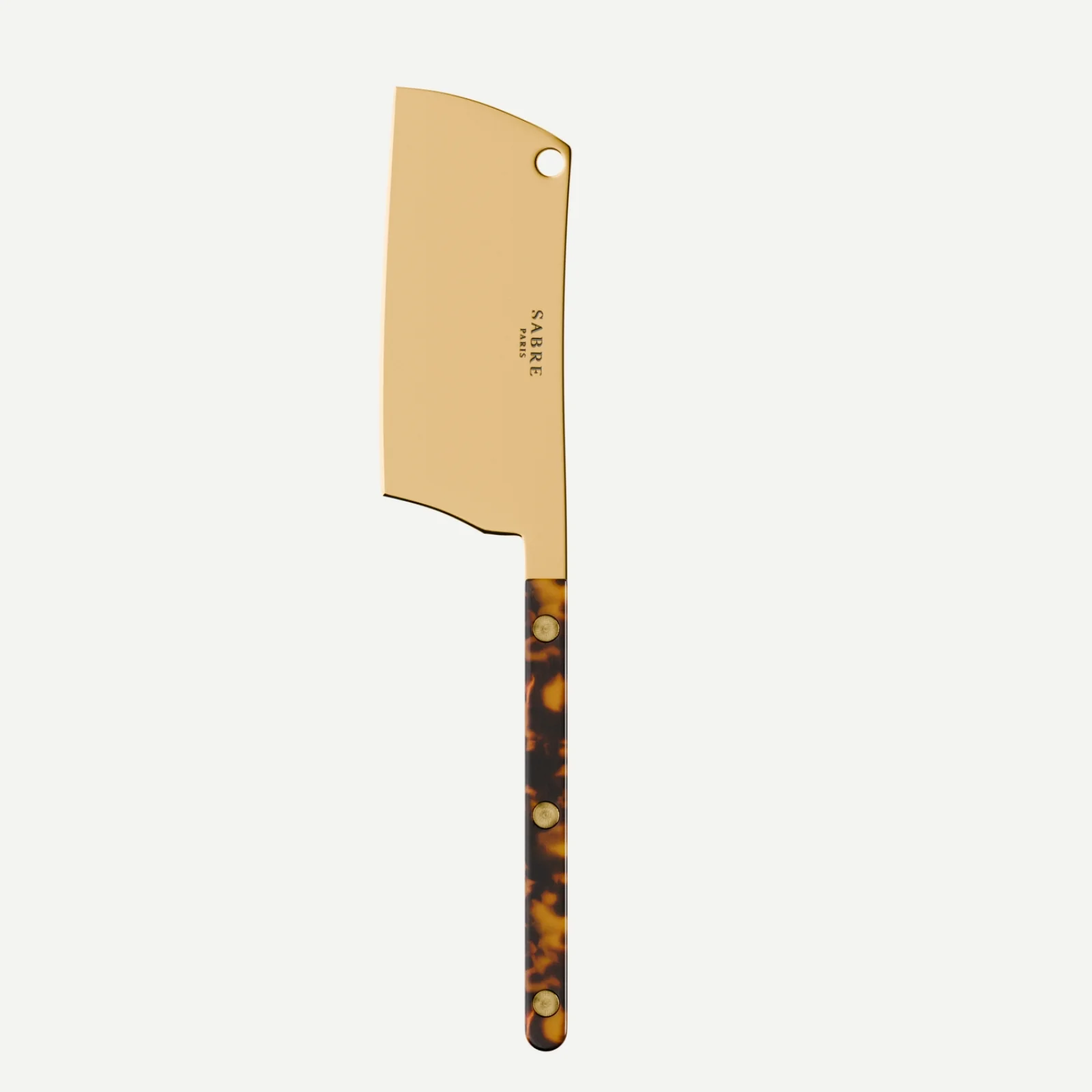 Bistrot couleur Gold Tortue, Effet Écaille - Couperet à fromage
