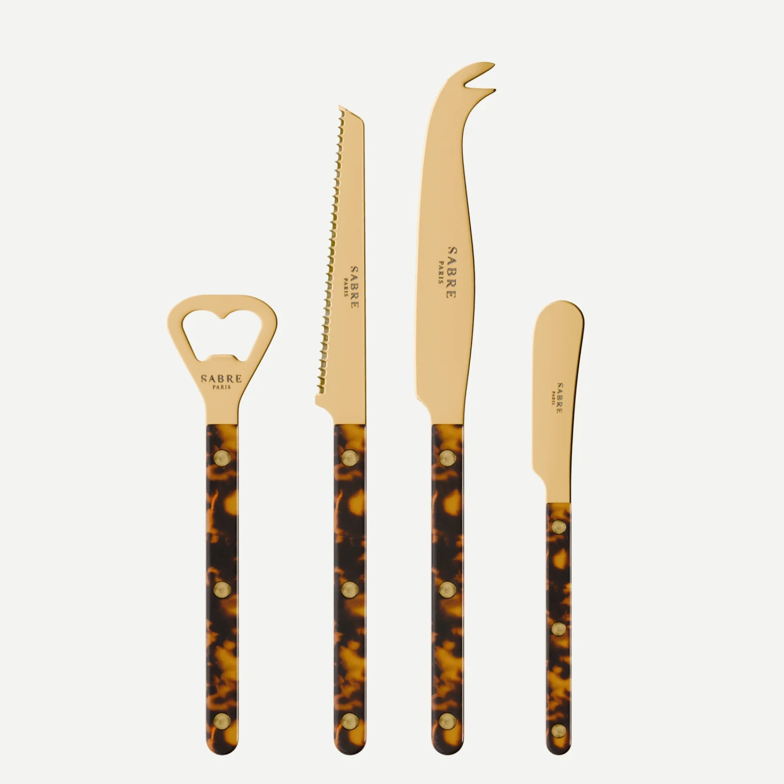 Bistrot couleur Gold Tortue, Effet Écaille - Set apéro Bistrot