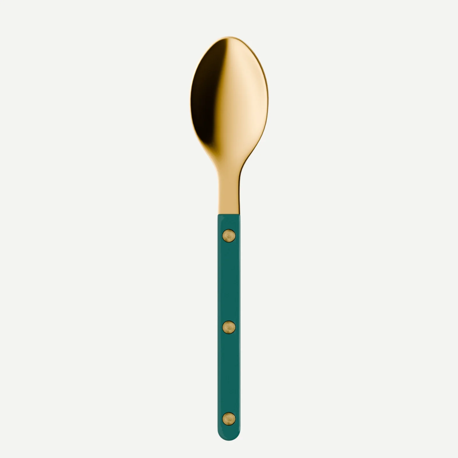 Bistrot couleur Gold Uni, Bleu canard - Petite cuillère