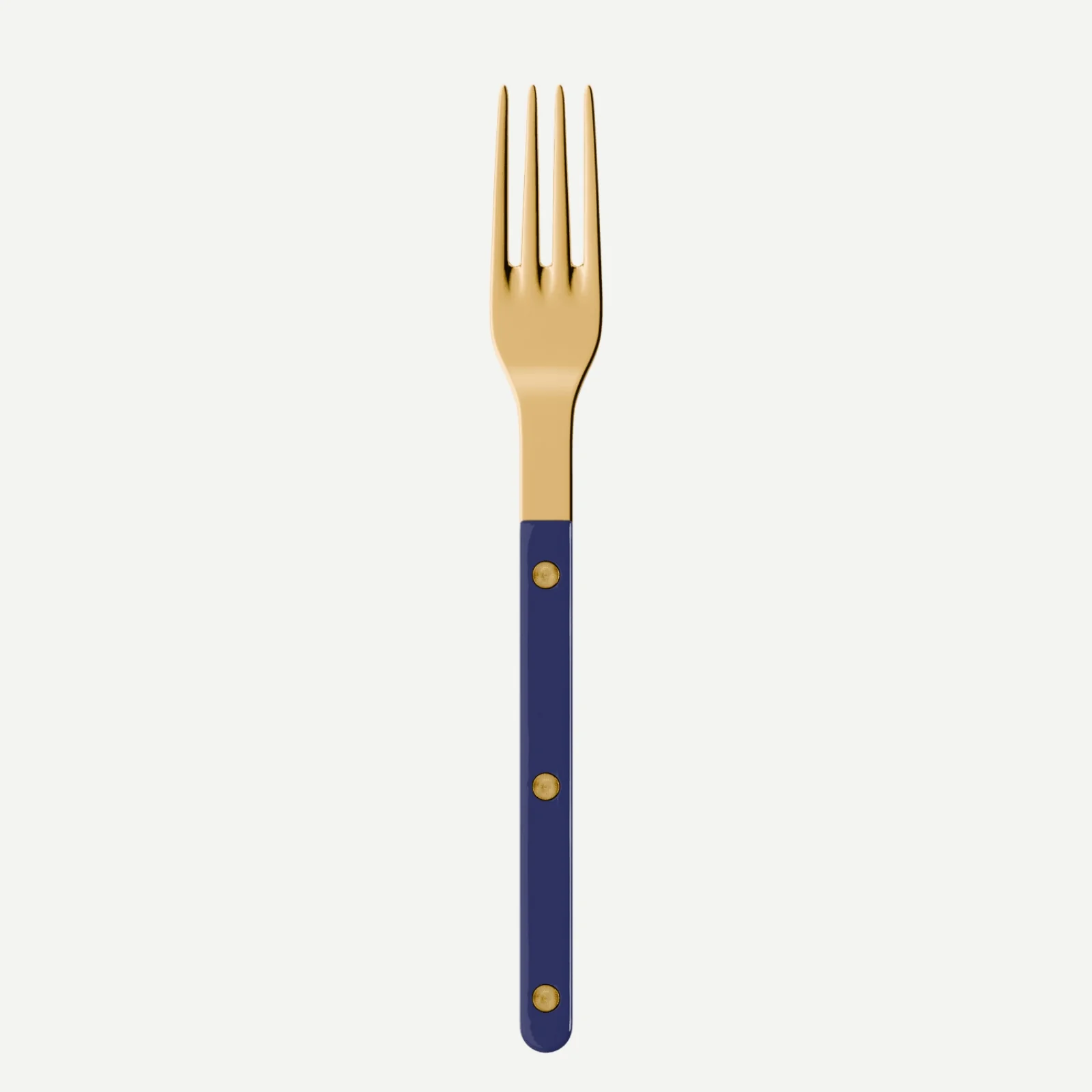 Bistrot couleur Gold Uni, Bleu marine - Fourchette de table