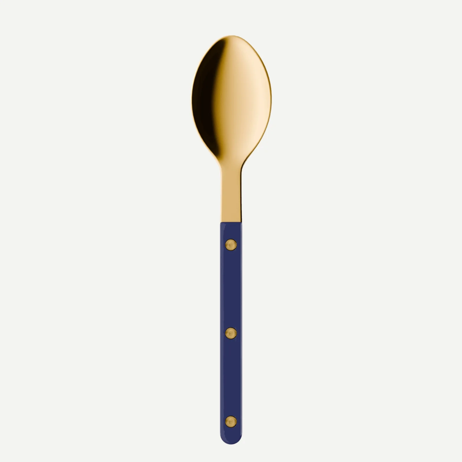 Bistrot couleur Gold Uni, Bleu marine - Cuillère à soupe