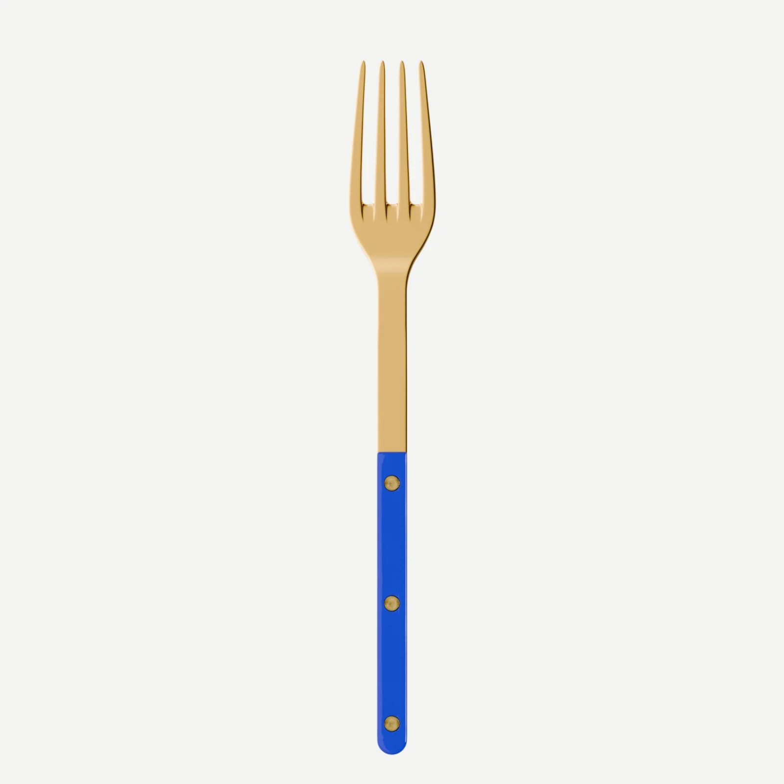 Bistrot couleur Gold Uni, Bleu outremer - Fourchette de service