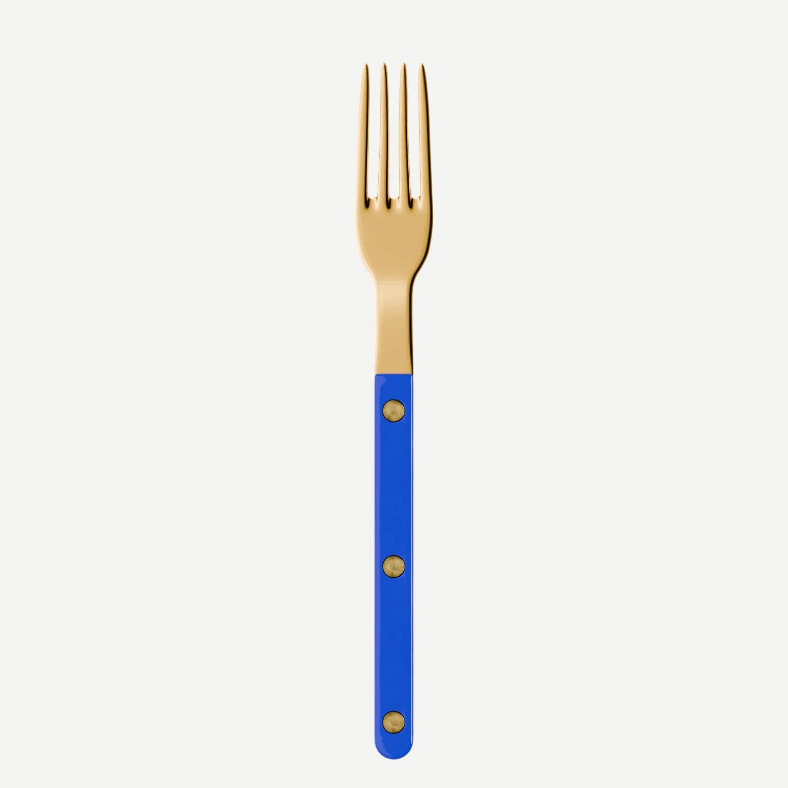 Bistrot couleur Gold Uni, Bleu outremer - Petite fourchette
