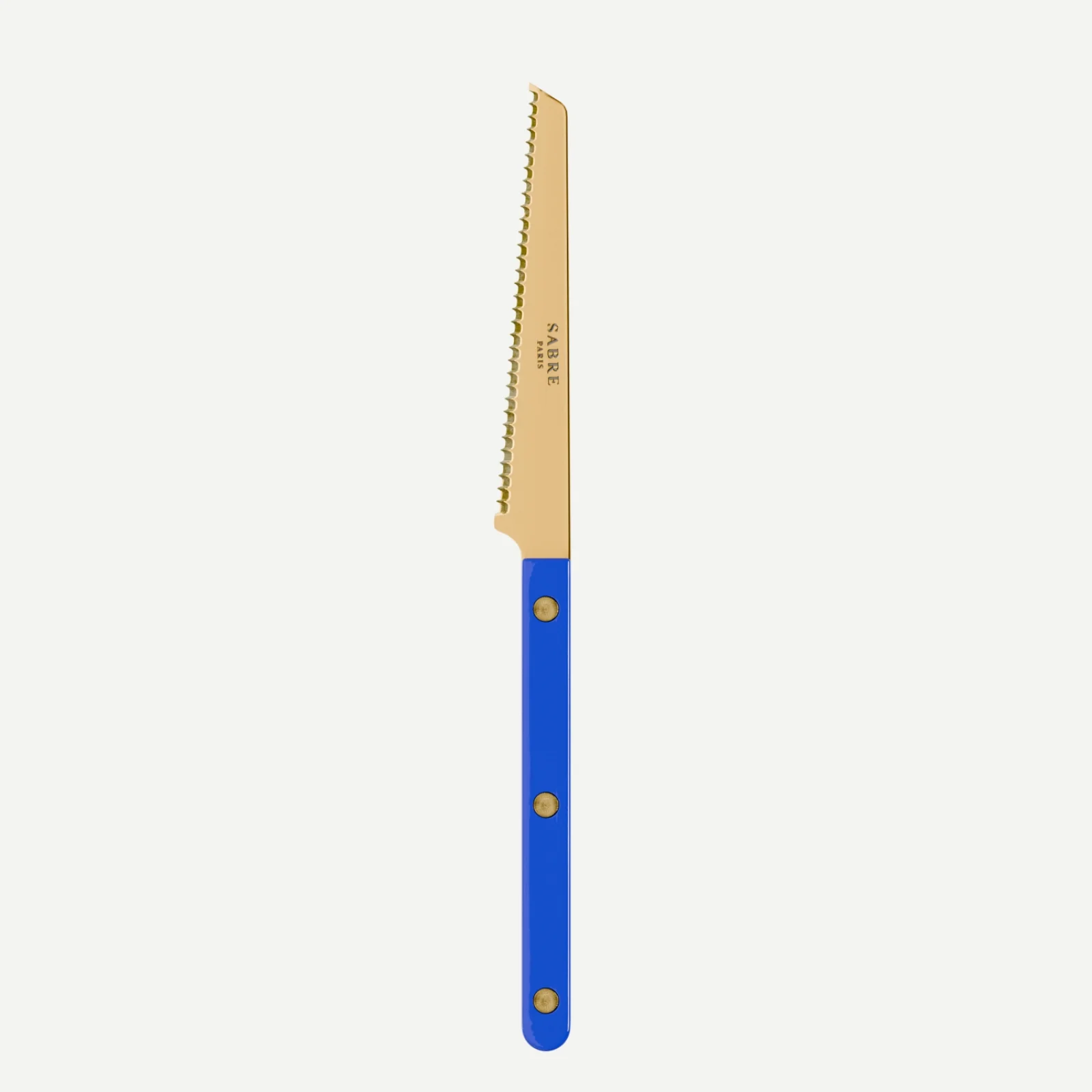 Bistrot couleur Gold Uni, Bleu outremer - Couteau à tomate
