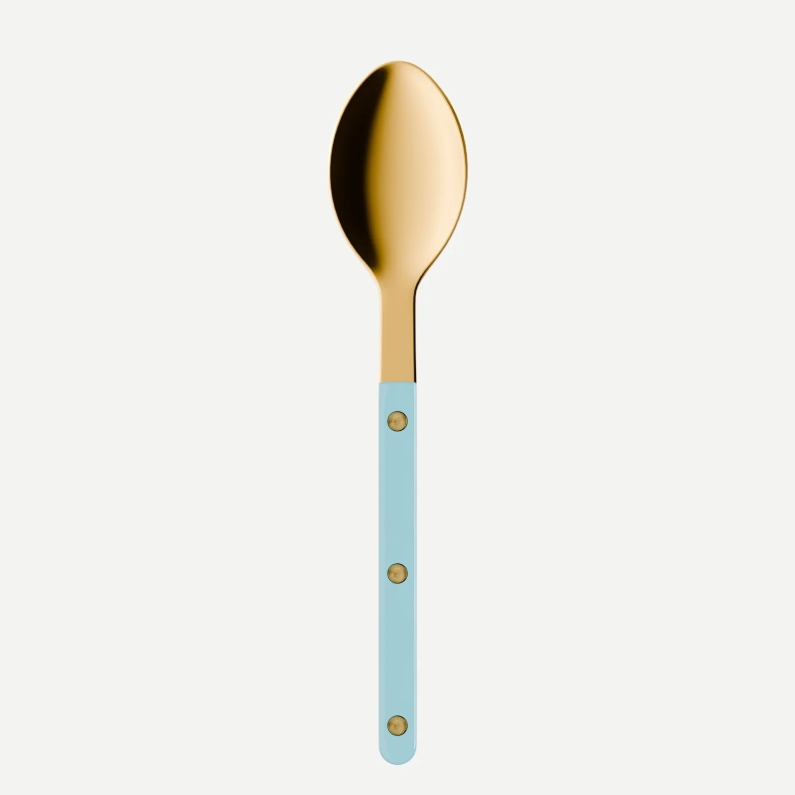 Bistrot couleur Gold Uni, Bleu pastel - Cuillère à soupe