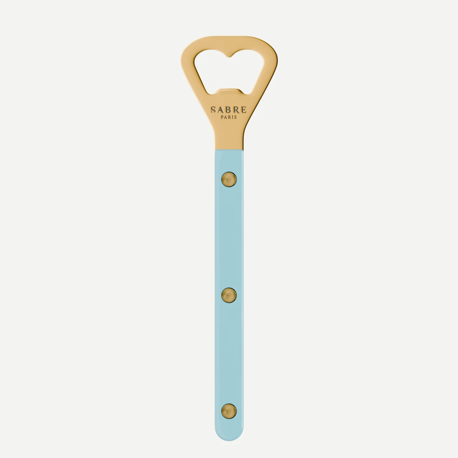 Bistrot couleur Gold Uni, Bleu pastel - Décapsuleur