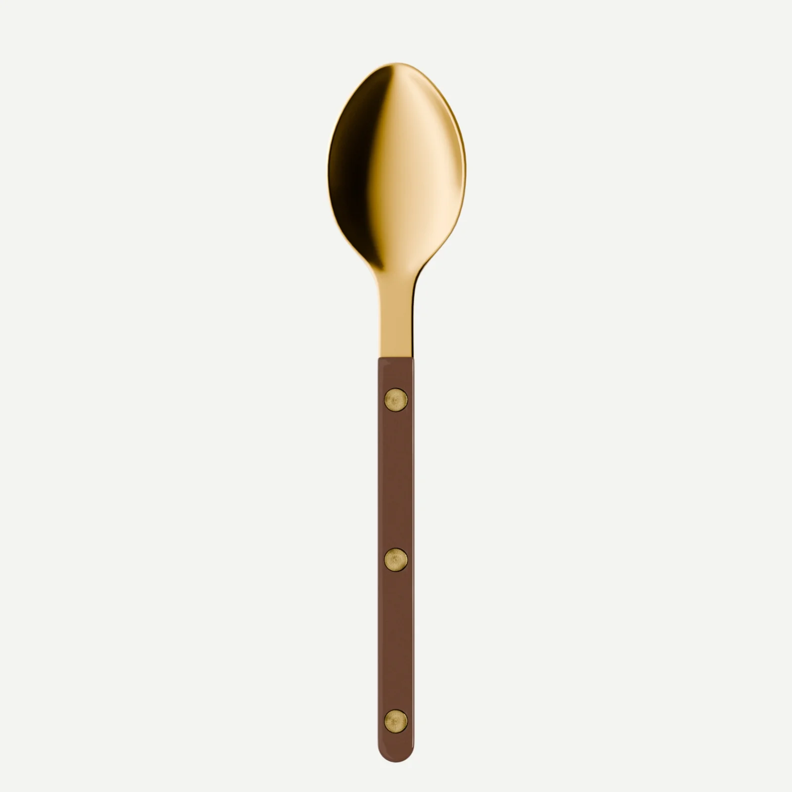 Bistrot couleur Gold Uni, Chocolat - Cuillère à dessert