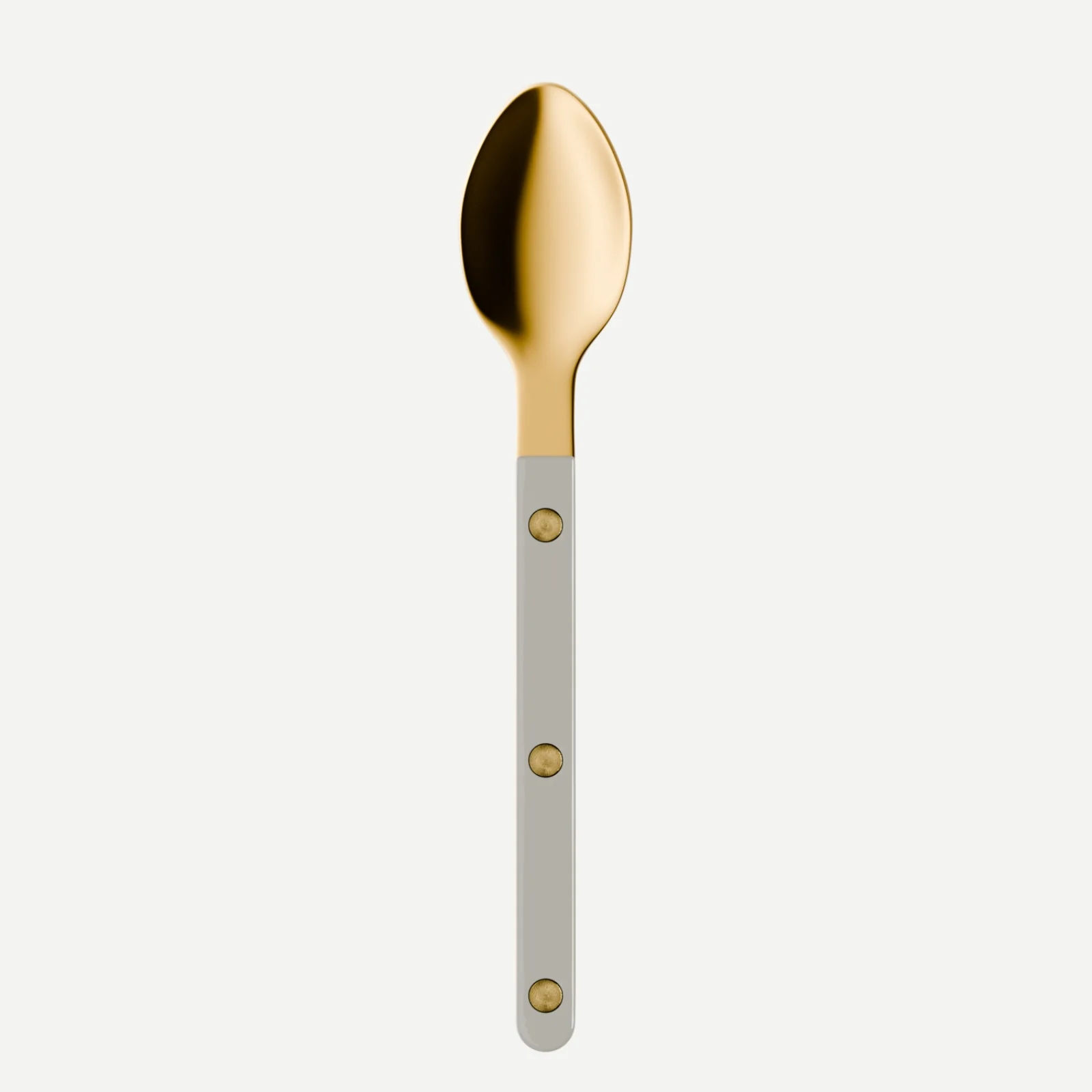 Bistrot couleur Gold Uni, Gris - Cuillère à expresso