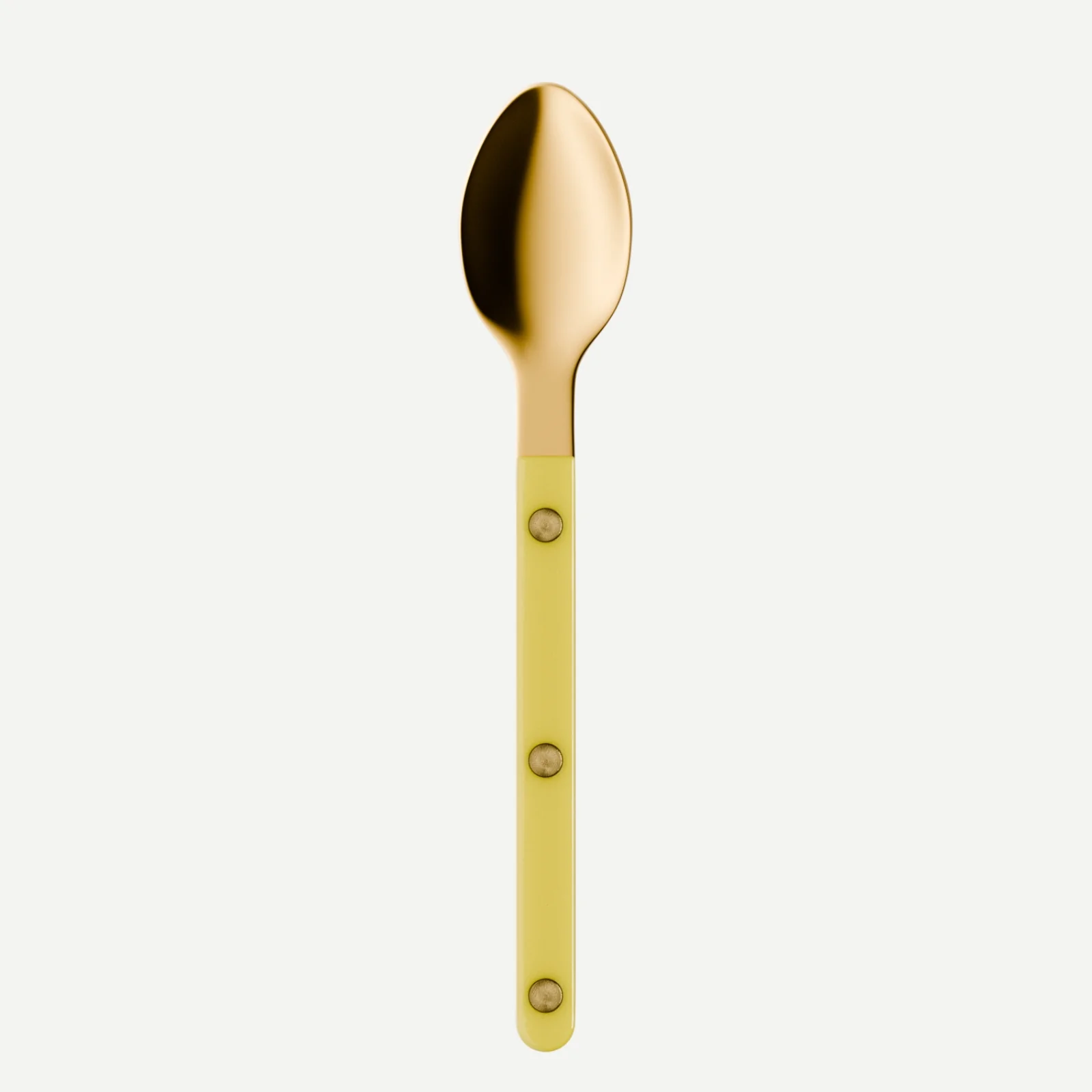 Bistrot couleur Gold Uni, Jaune - Cuillère à expresso