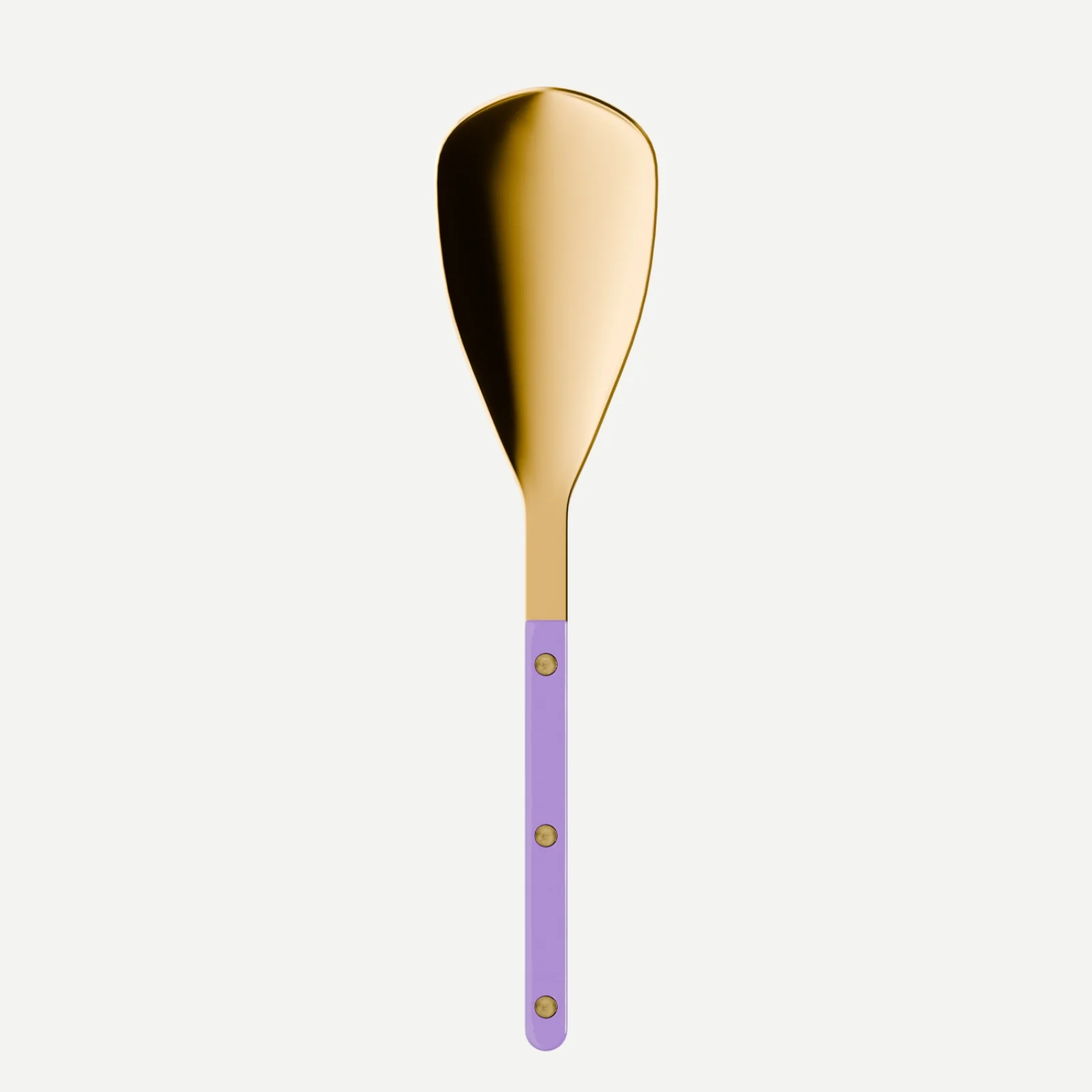 Bistrot couleur Gold Uni, Mauve - Cuillère à riz