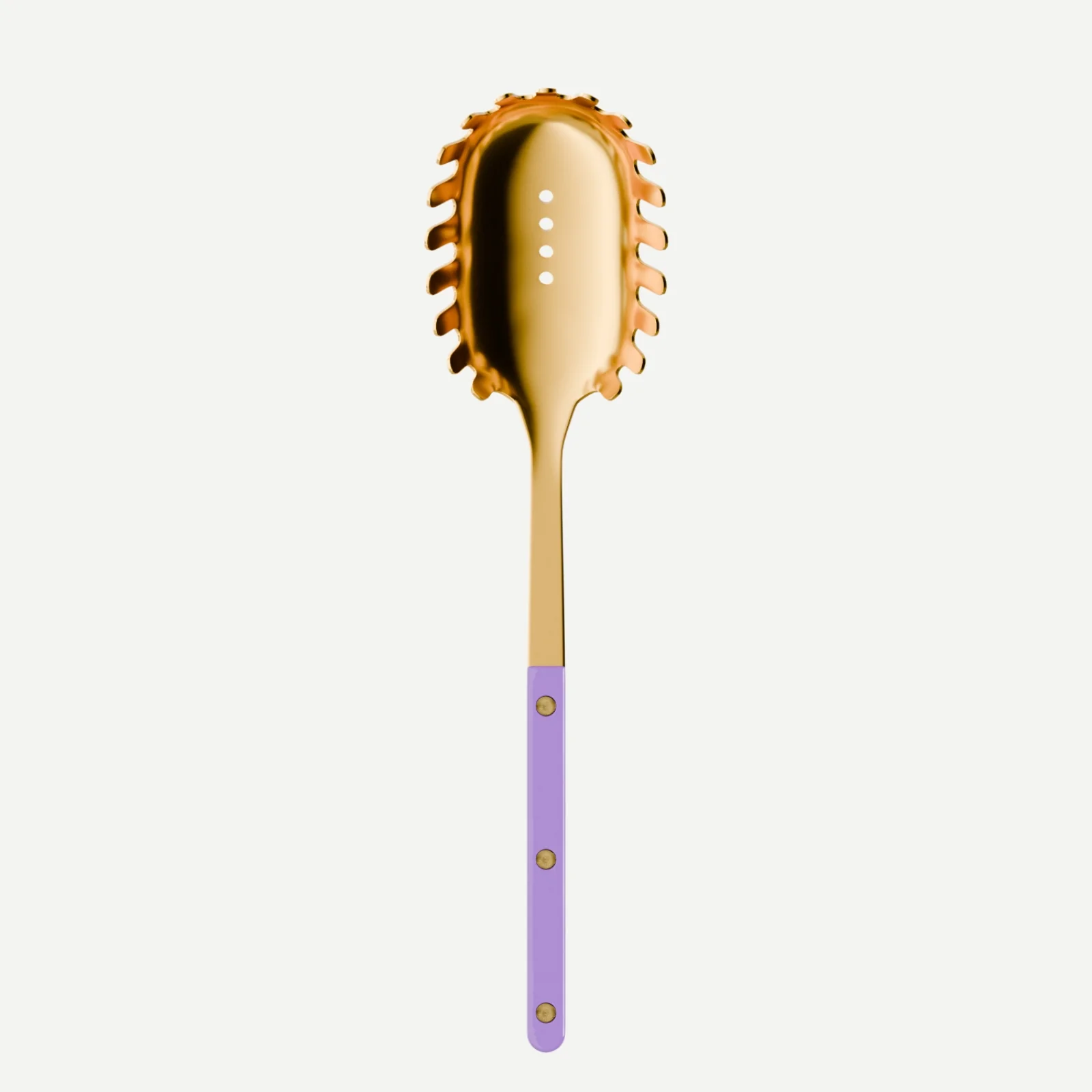 Bistrot couleur Gold Uni, Mauve - Cuillère à spaghetti