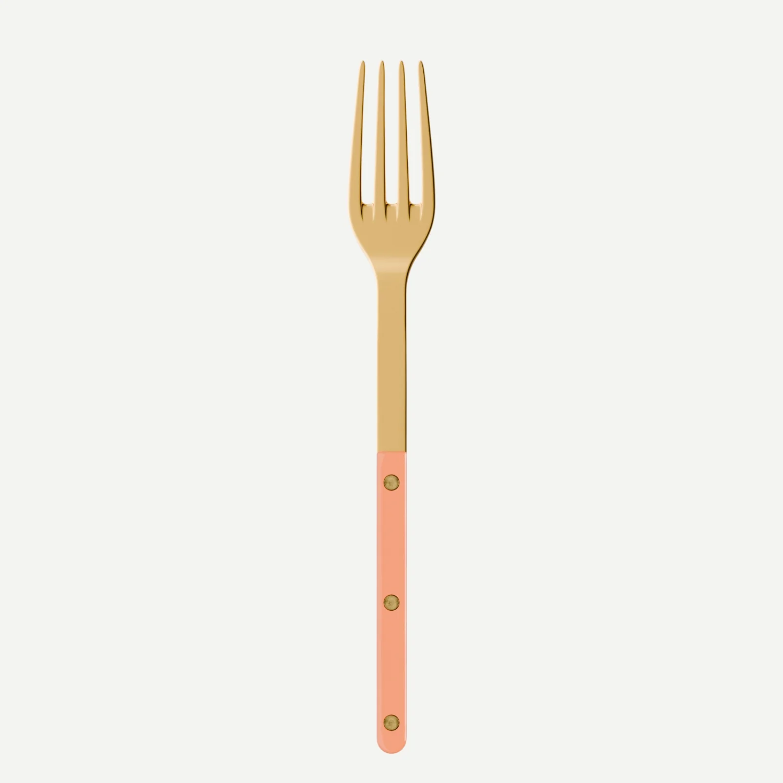 Bistrot couleur Gold Uni, Rose nude - Fourchette de service