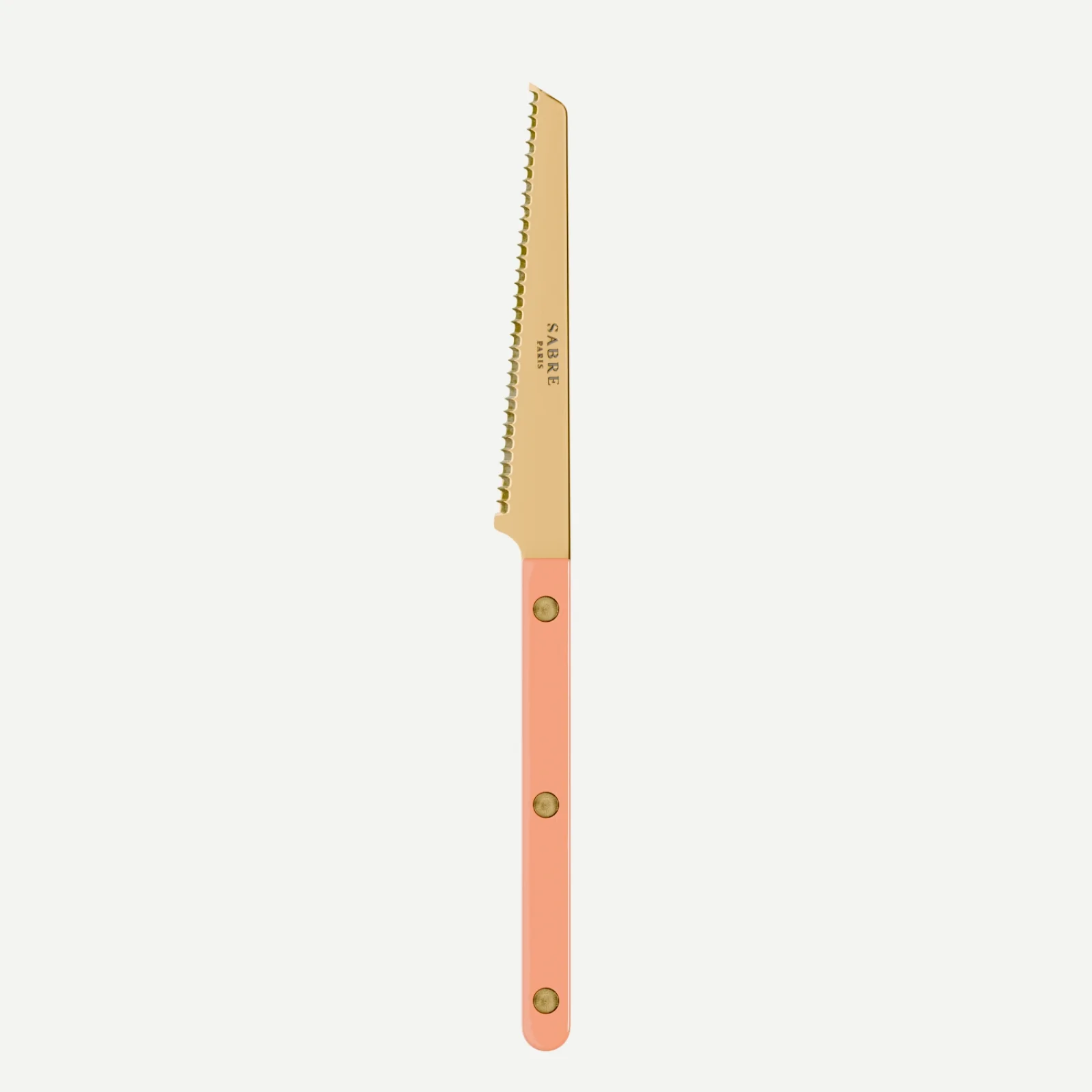 Bistrot couleur Gold Uni, Rose nude - Couteau à tomate