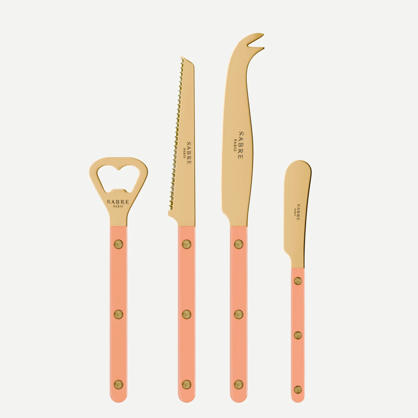 Bistrot couleur Gold Uni, Rose nude - Set apéro Bistrot